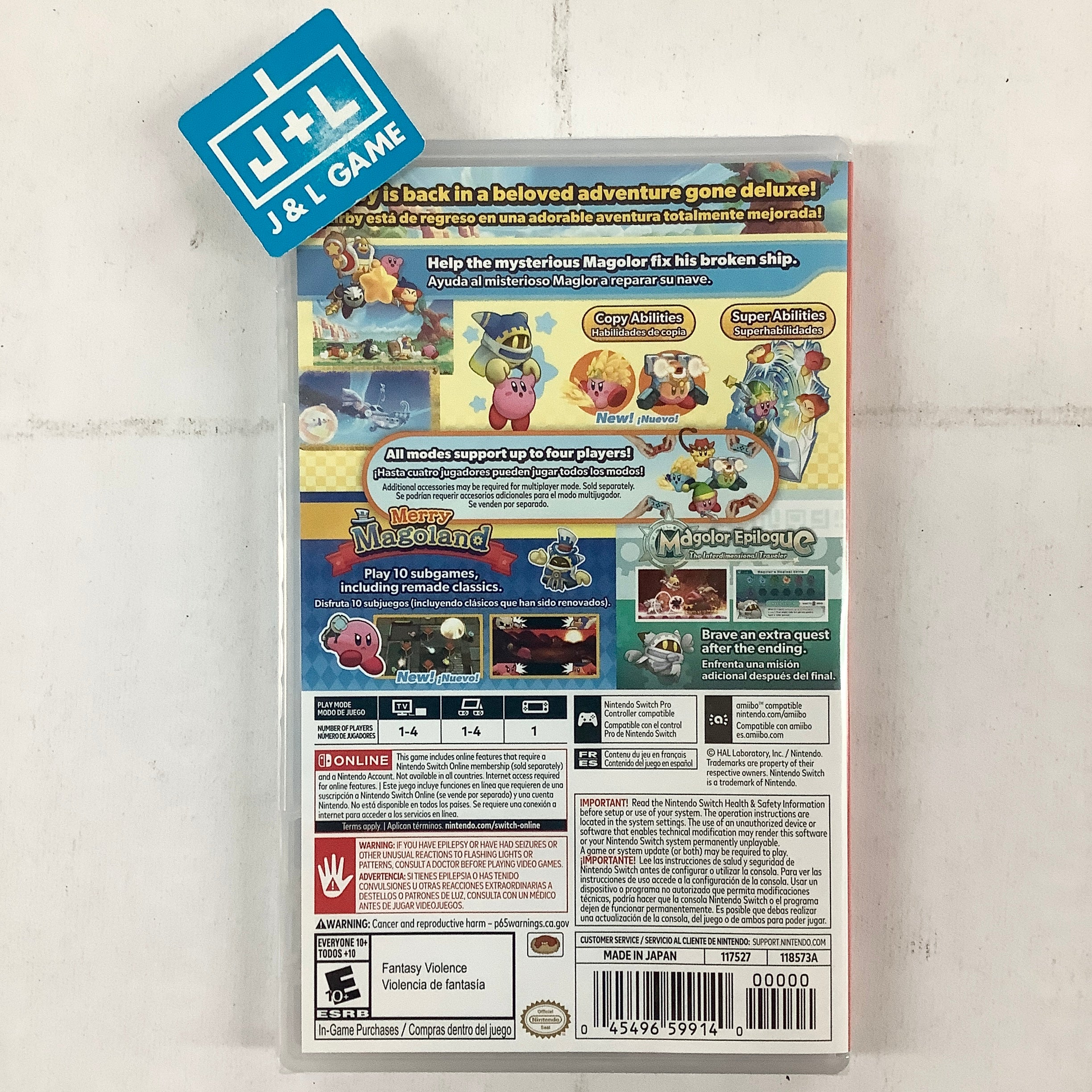 Kirby's Return to Dream Land Deluxe - (NSW) Nintendo Switch Video Games Nintendo   