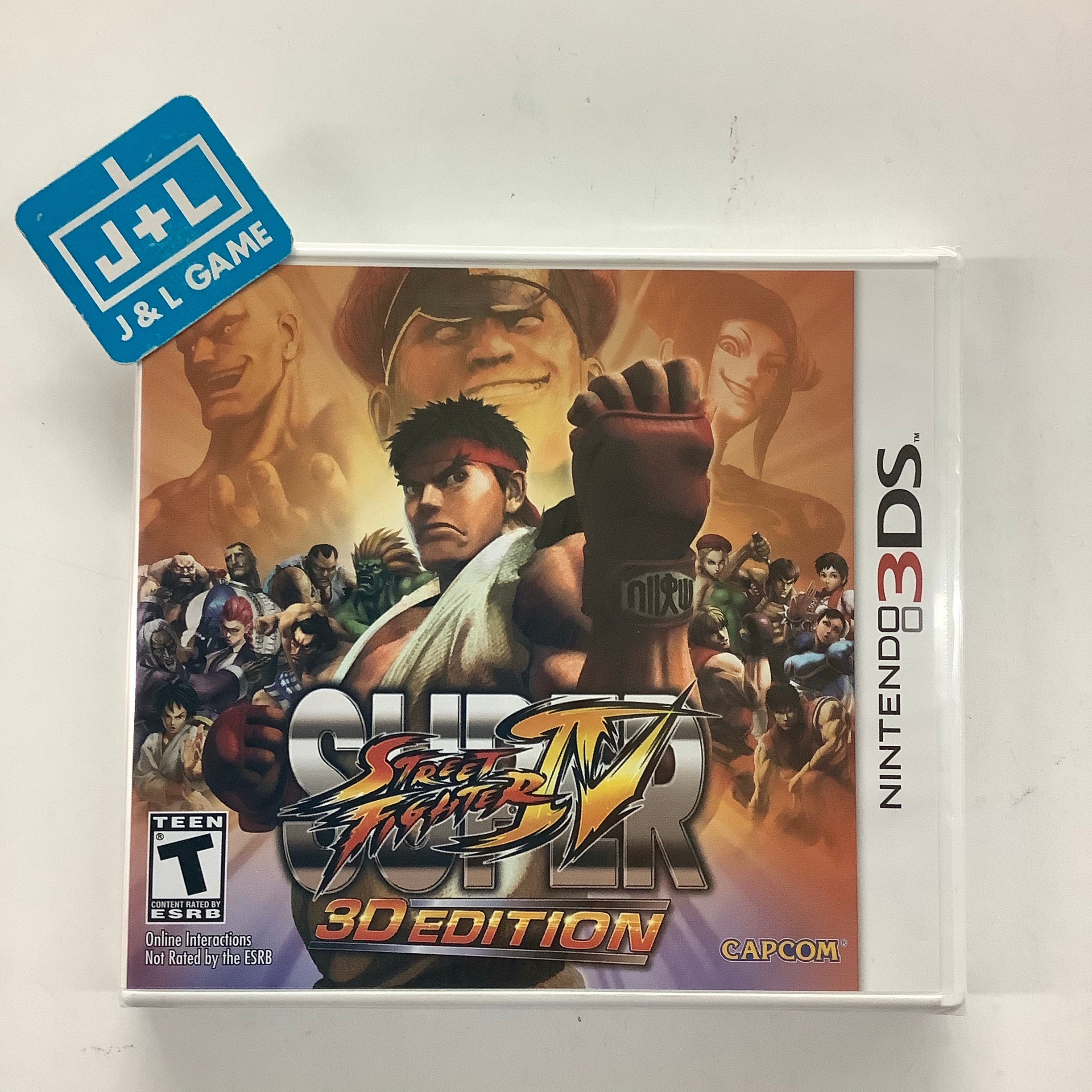 ３DS くにおくん ３点セット+STREET FIGHTER１点おまけ Nintendo 3DS CAPCOM Super Street Fighter IV 3D Edition Japan