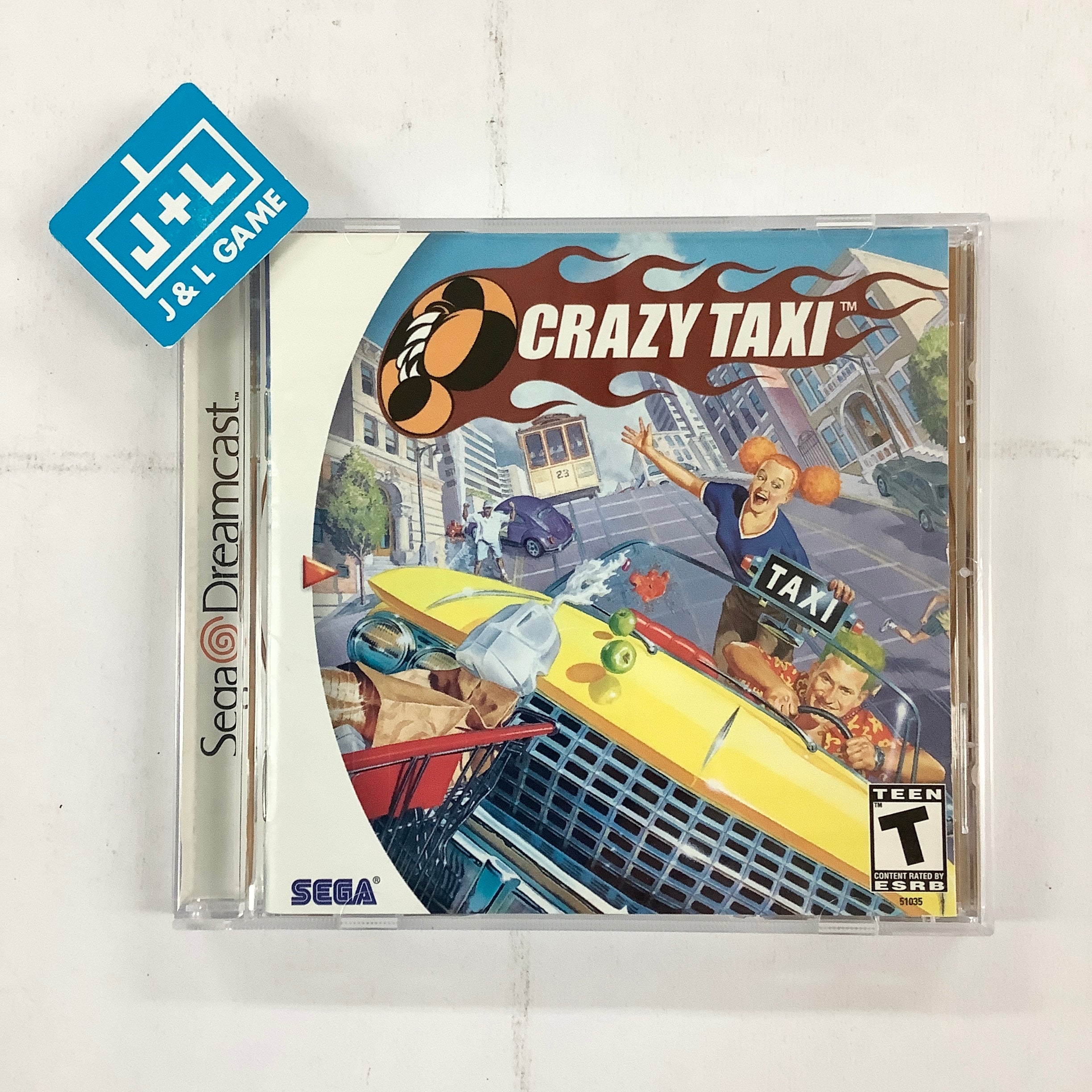 Crazy Taxi - (DC) SEGA Dreamcast  [Pre-Owned] Video Games Sega   