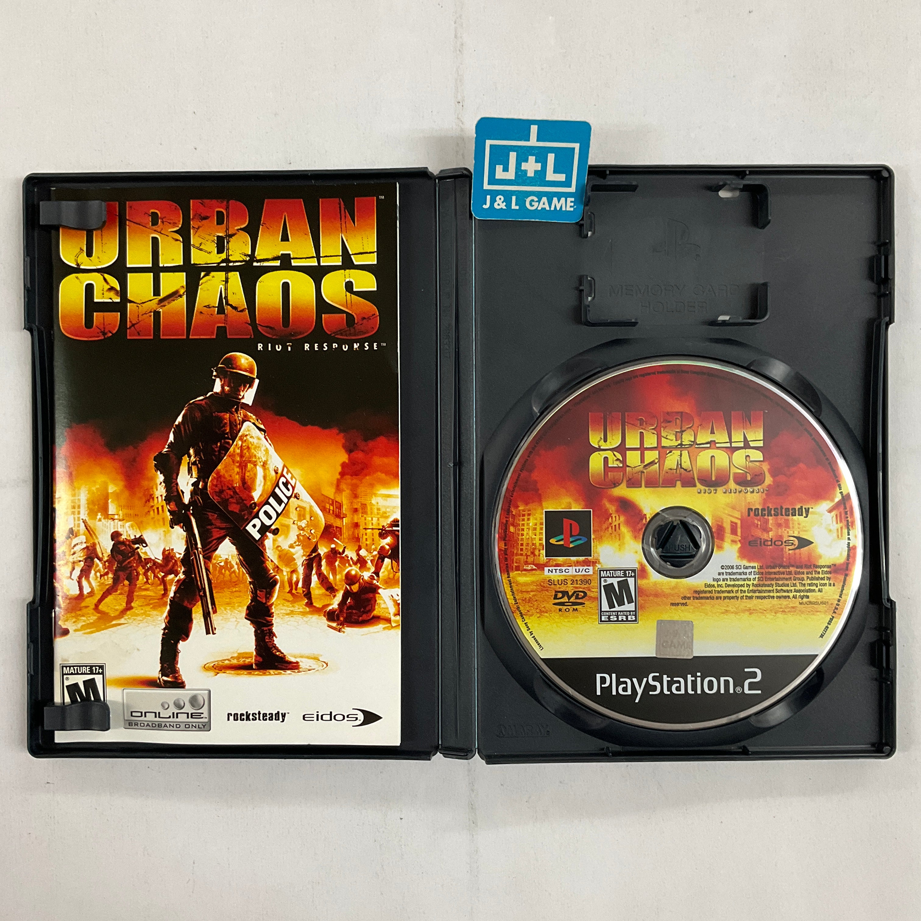 Urban Chaos Riot Response - (PS2) PlayStation 2 [Pre-Owned] Video Games Eidos Interactive   