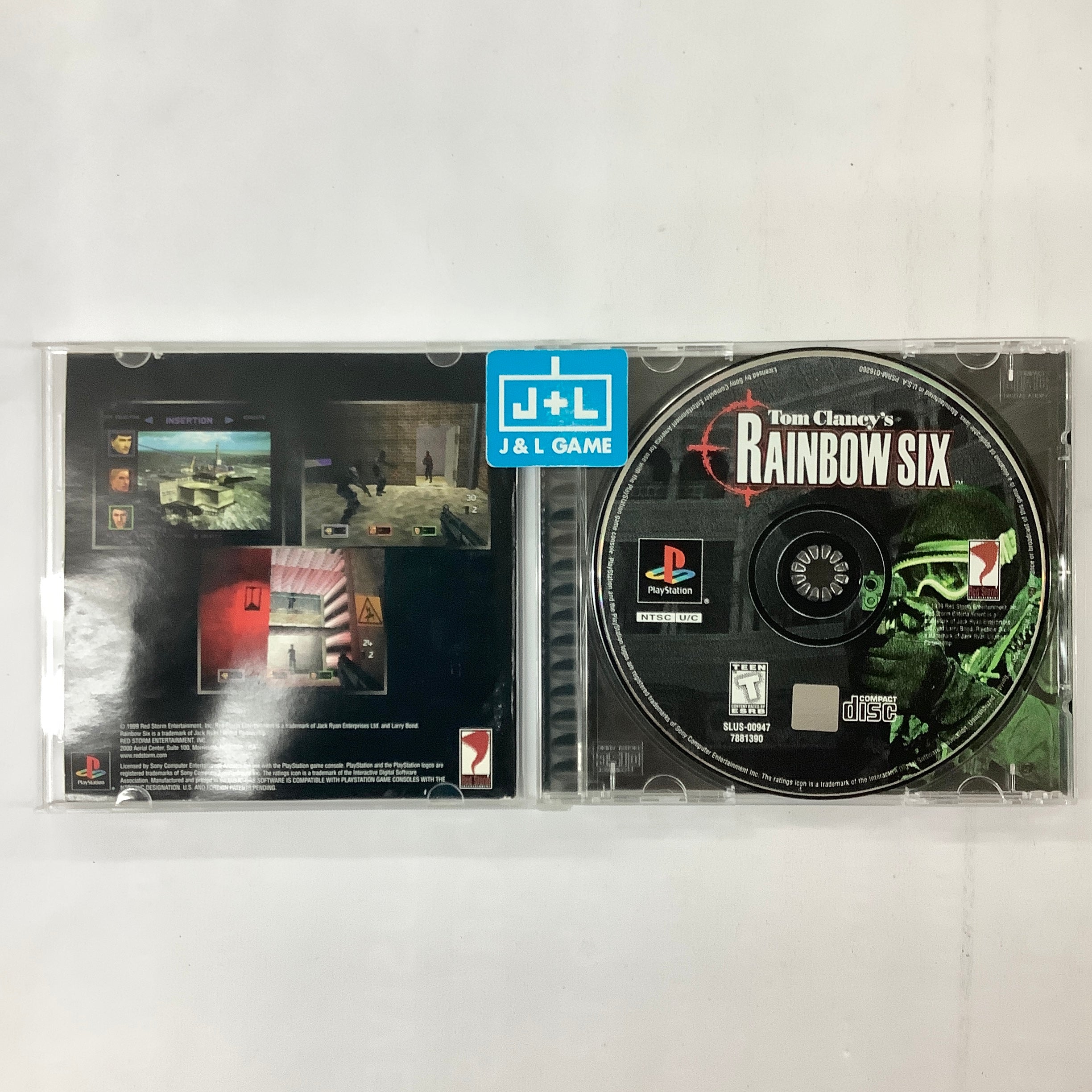 Tom Clancy's Rainbow Six - (PS1) PlayStation 1 [Pre-Owned] Video Games Red Storm Entertainment   