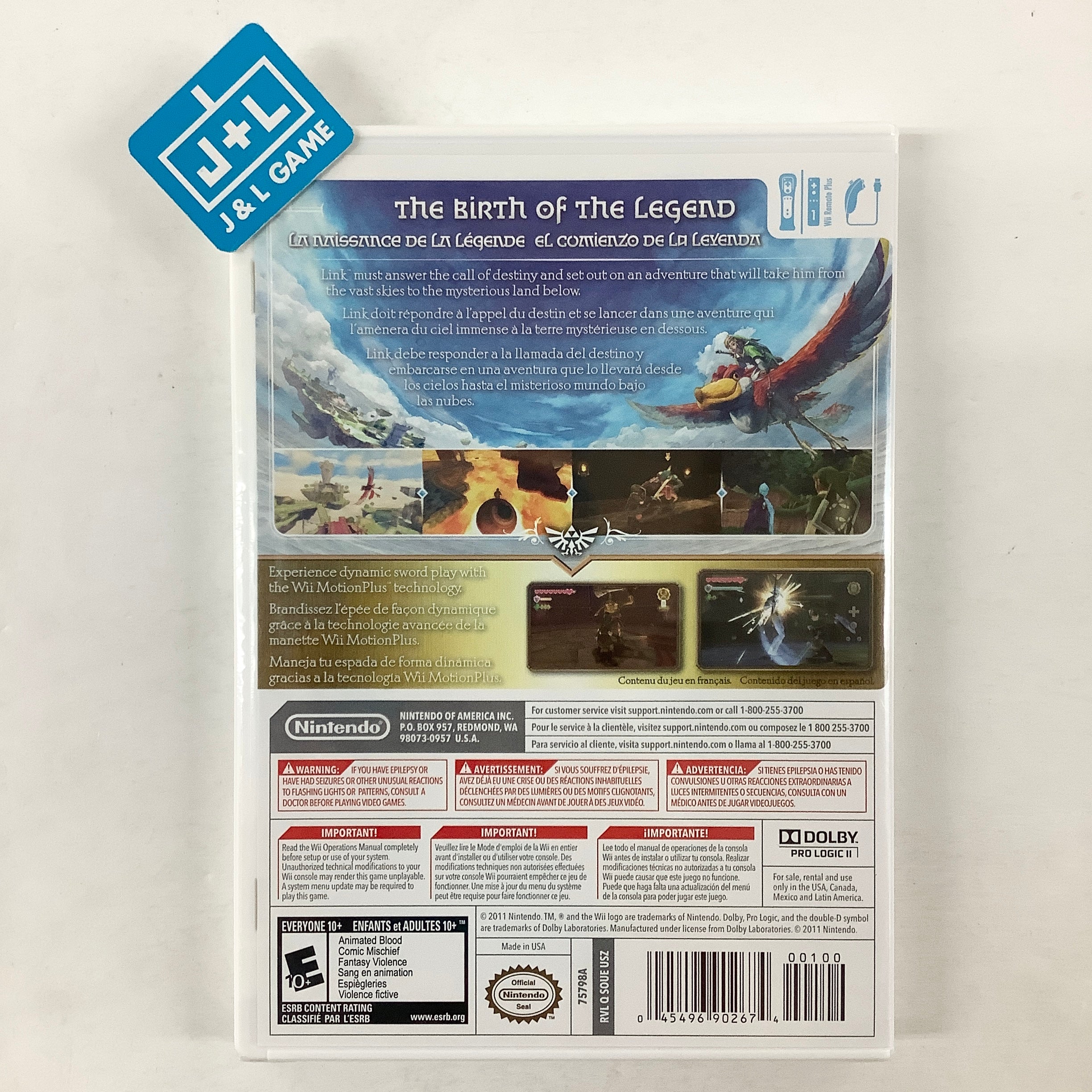 The Legend of Zelda: Skyward Sword (Limited Edition) - Nintendo Wii Video Games Nintendo   