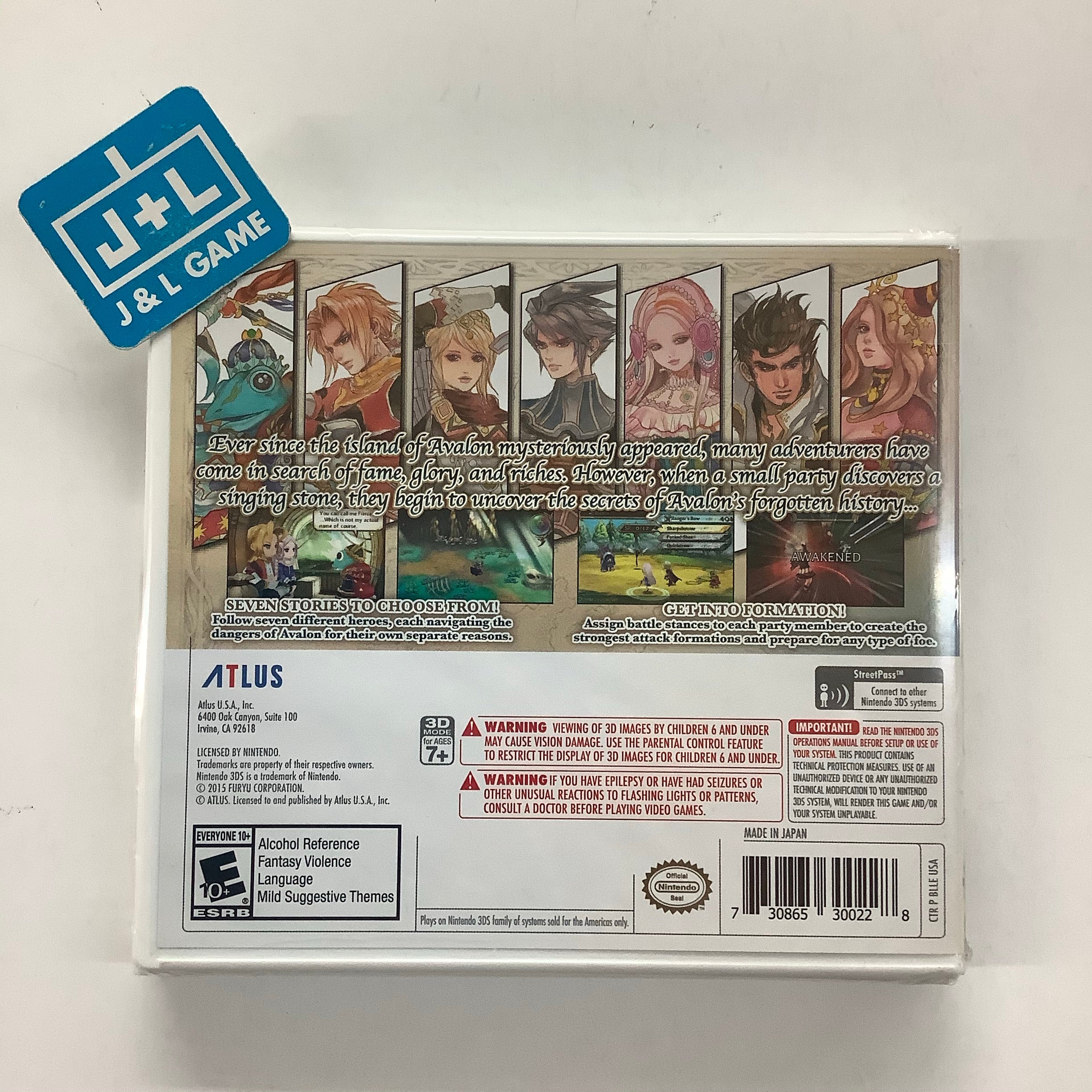 The Legend of Legacy - Nintendo 3DS Video Games Atlus   