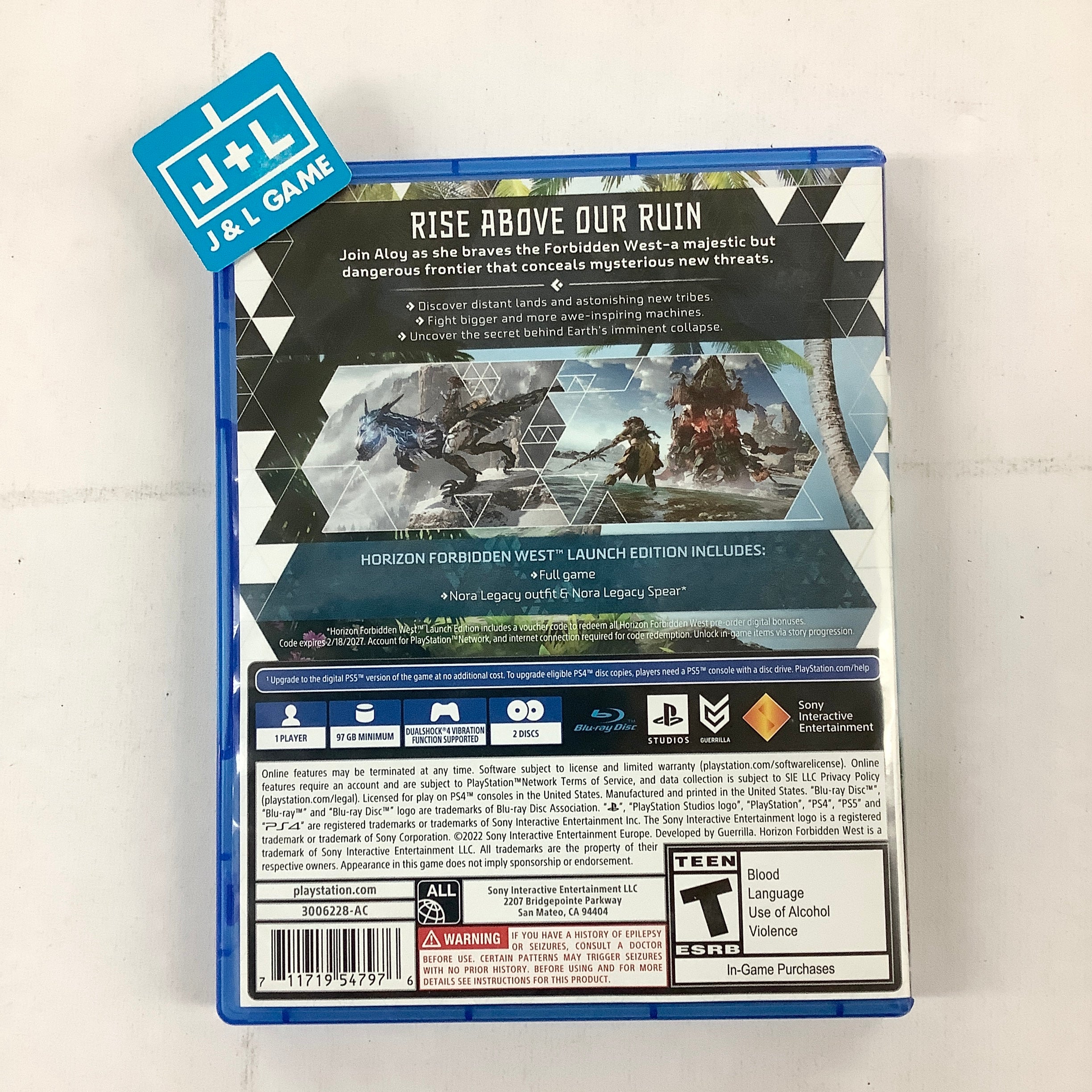 Horizon Forbidden West Launch Edition - (PS4) PlayStation 4 [UNBOXING] Video Games PlayStation   