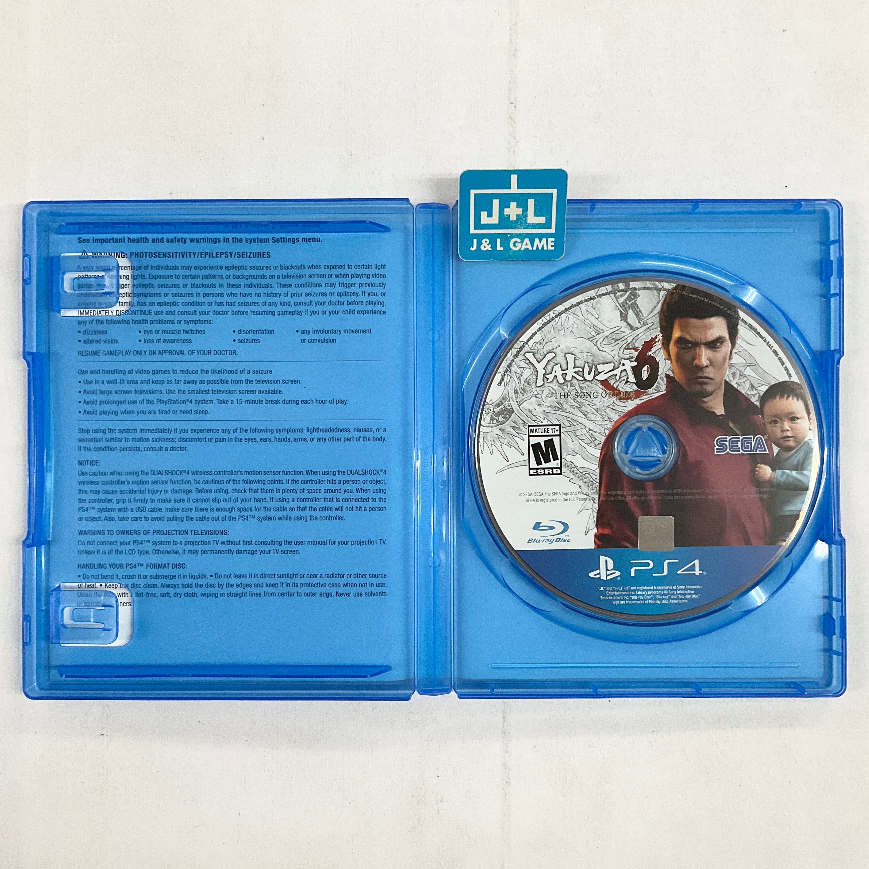 Yakuza 6: The Song of Life - (PS4) PlayStation 4 [Pre-Owned] Video Games SEGA   