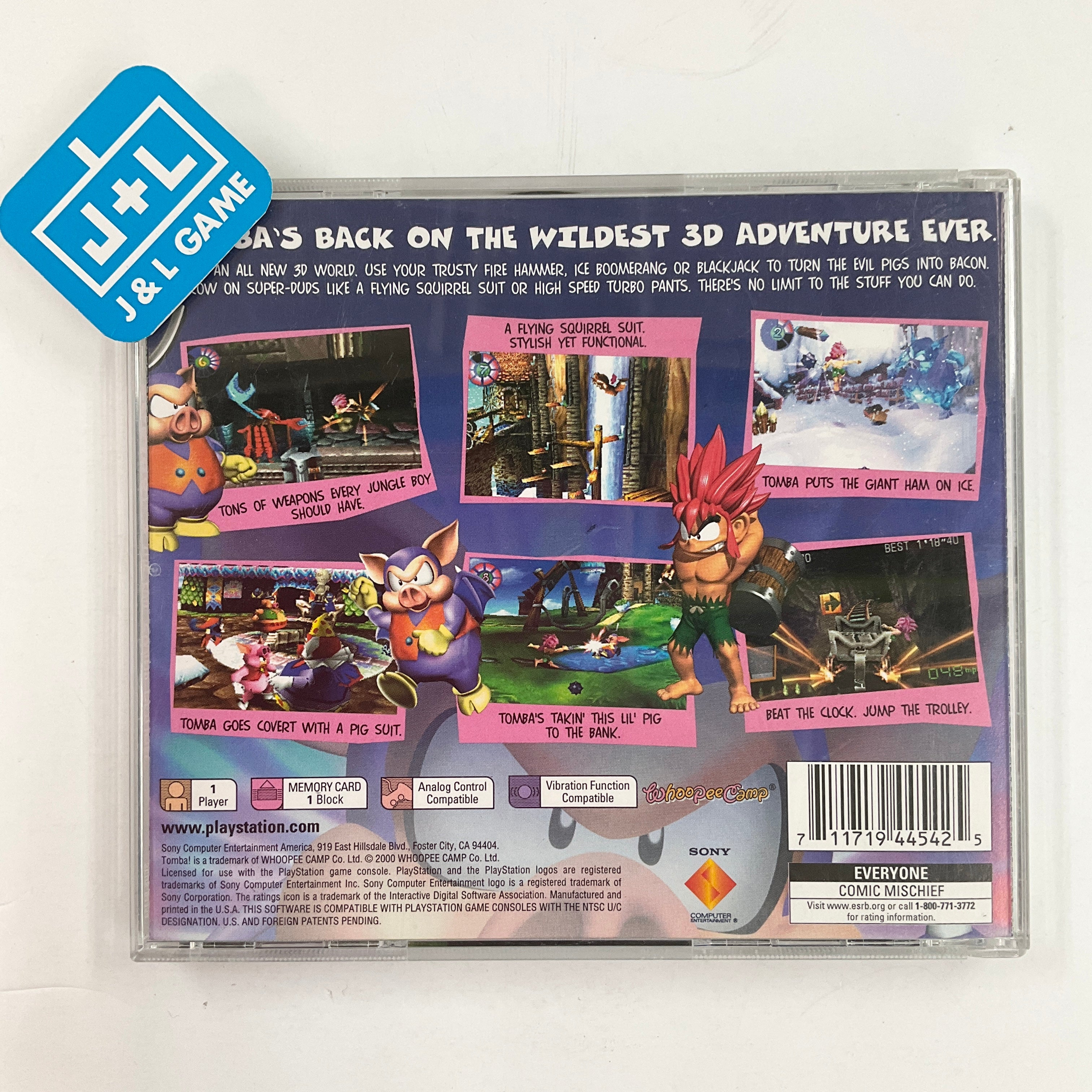 Tomba! 2: The Evil Swine Return - (PS1) PlayStation 1 [Pre-Owned] Video Games SCEA   