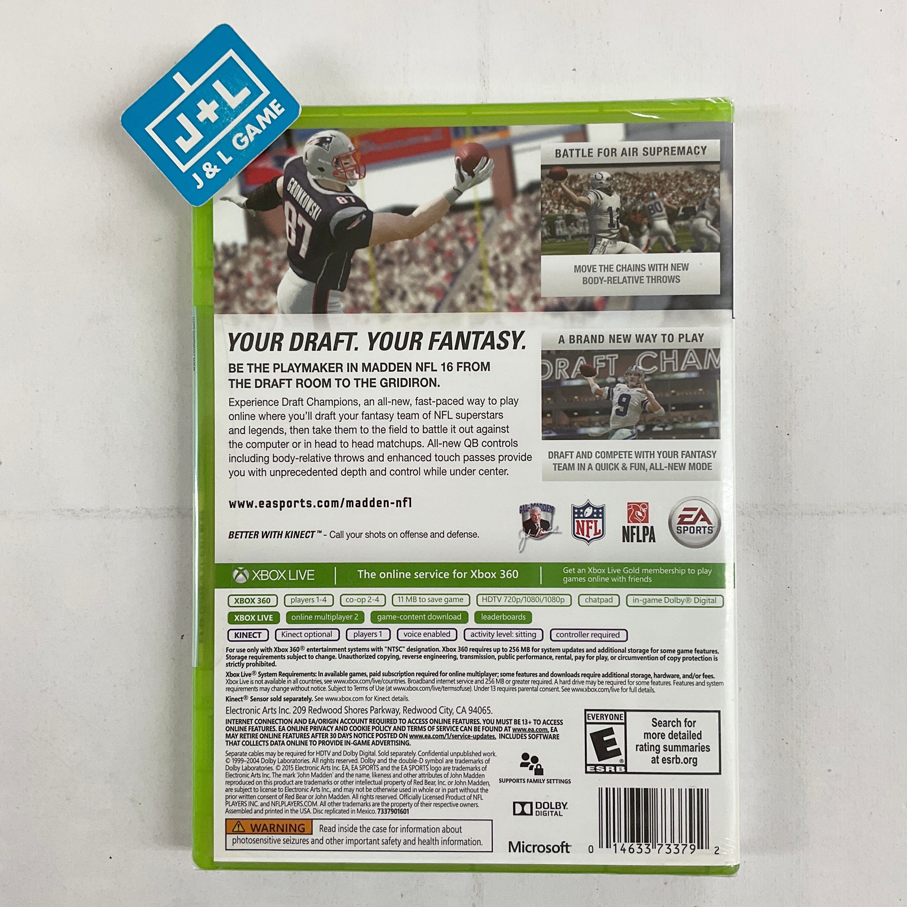 Madden NFL 16 - Xbox 360 Video Games EA Sports   