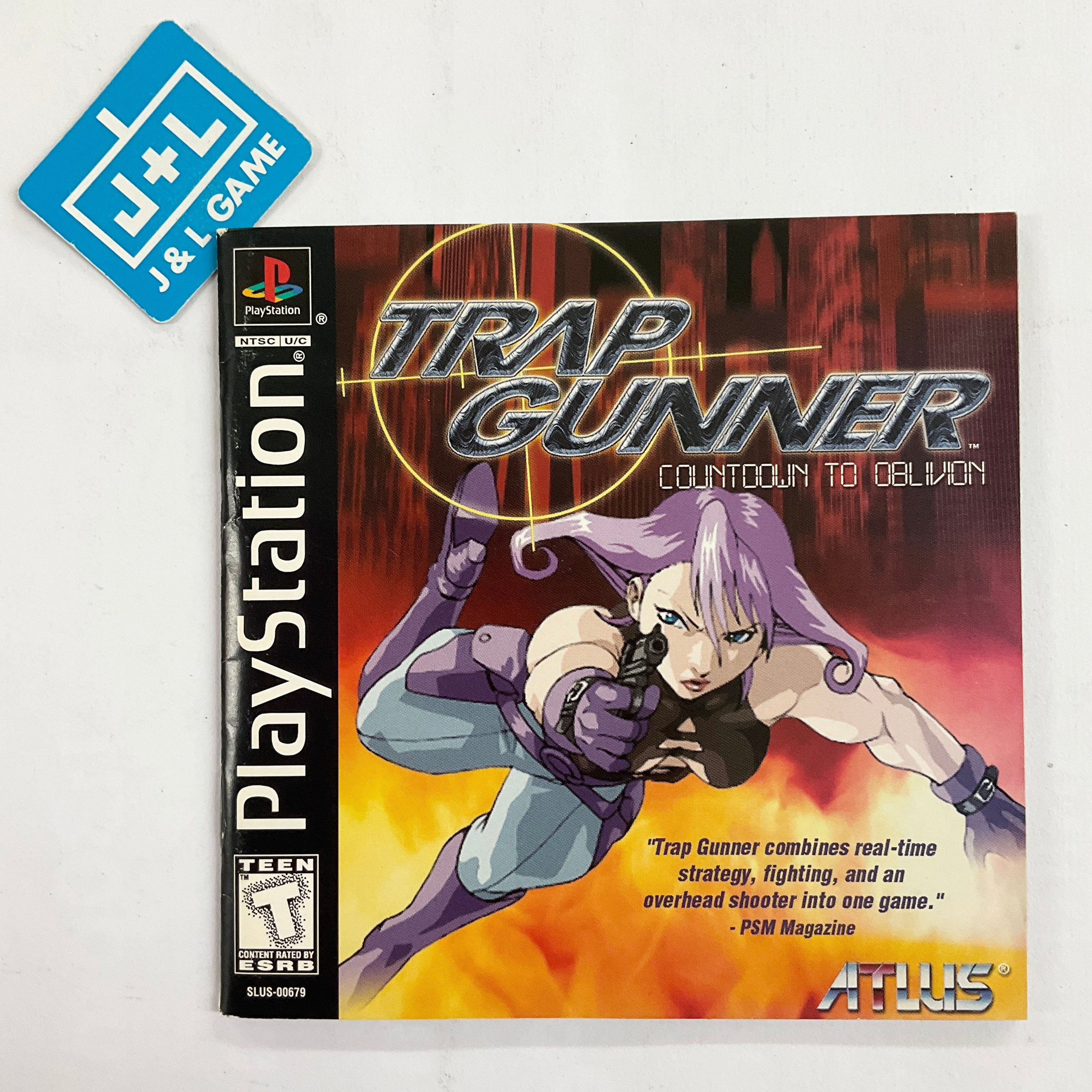 Trap Gunner: Countdown to Oblivion - (PS1) PlayStation 1 [Pre-Owned] Video Games Atlus   
