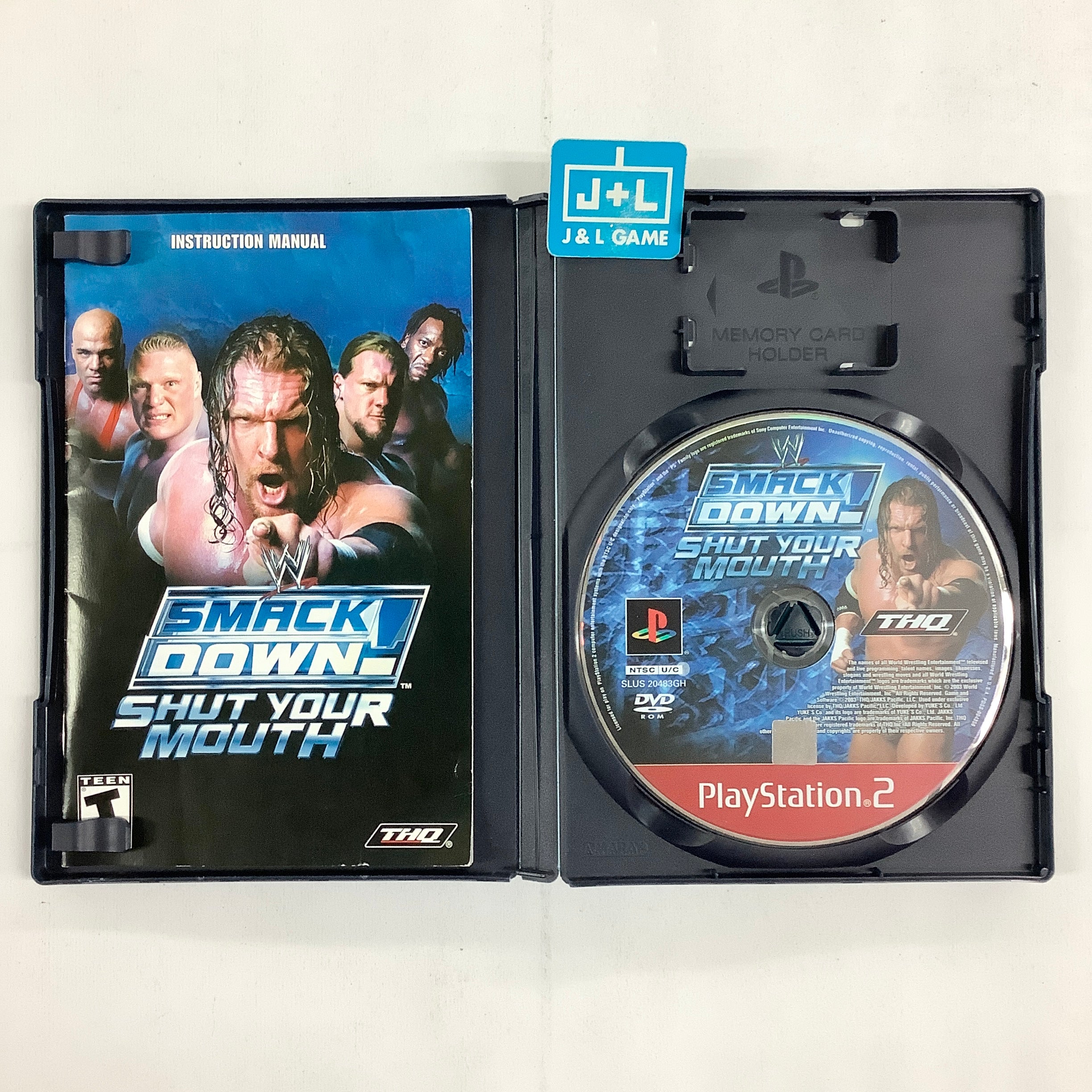 WWE SmackDown! Shut Your Mouth (Greatest Hits) - (PS2) PlayStation 2 [Pre-Owned] Video Games THQ   