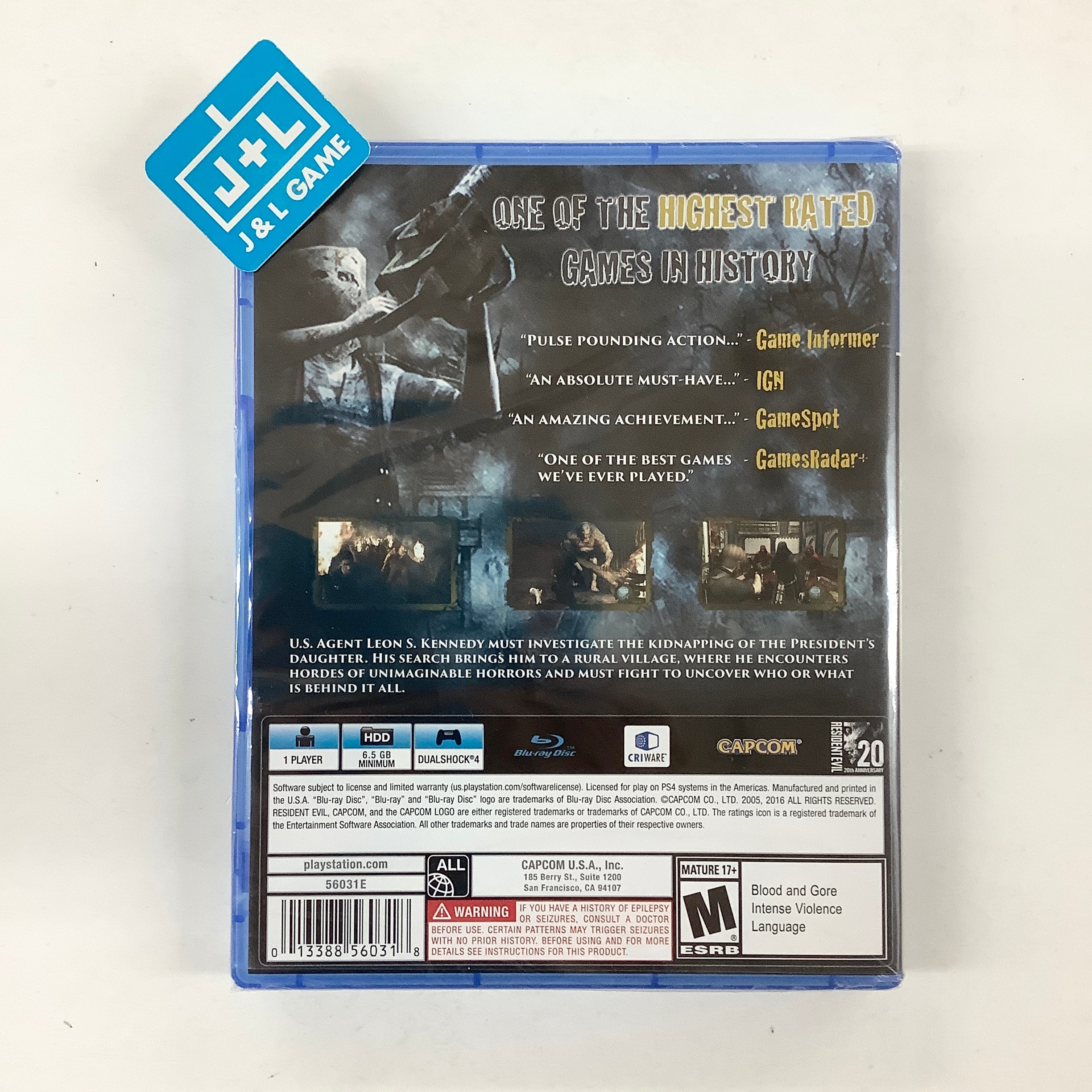 Resident Evil 4 HD - (PS4) PlayStation 4 Video Games Capcom   
