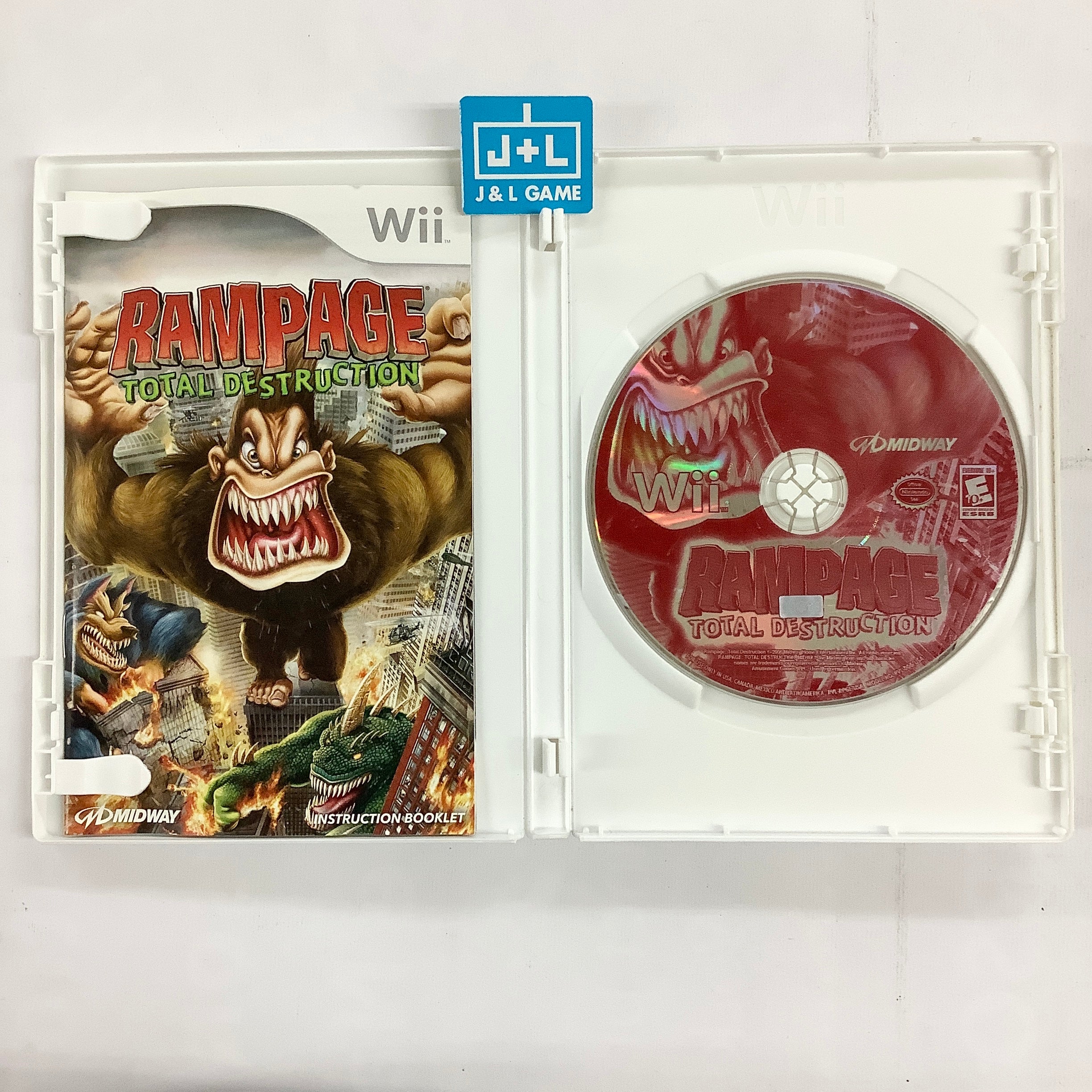 Rampage: Total Destruction - Nintendo Wii [Pre-Owned] Video Games Midway   