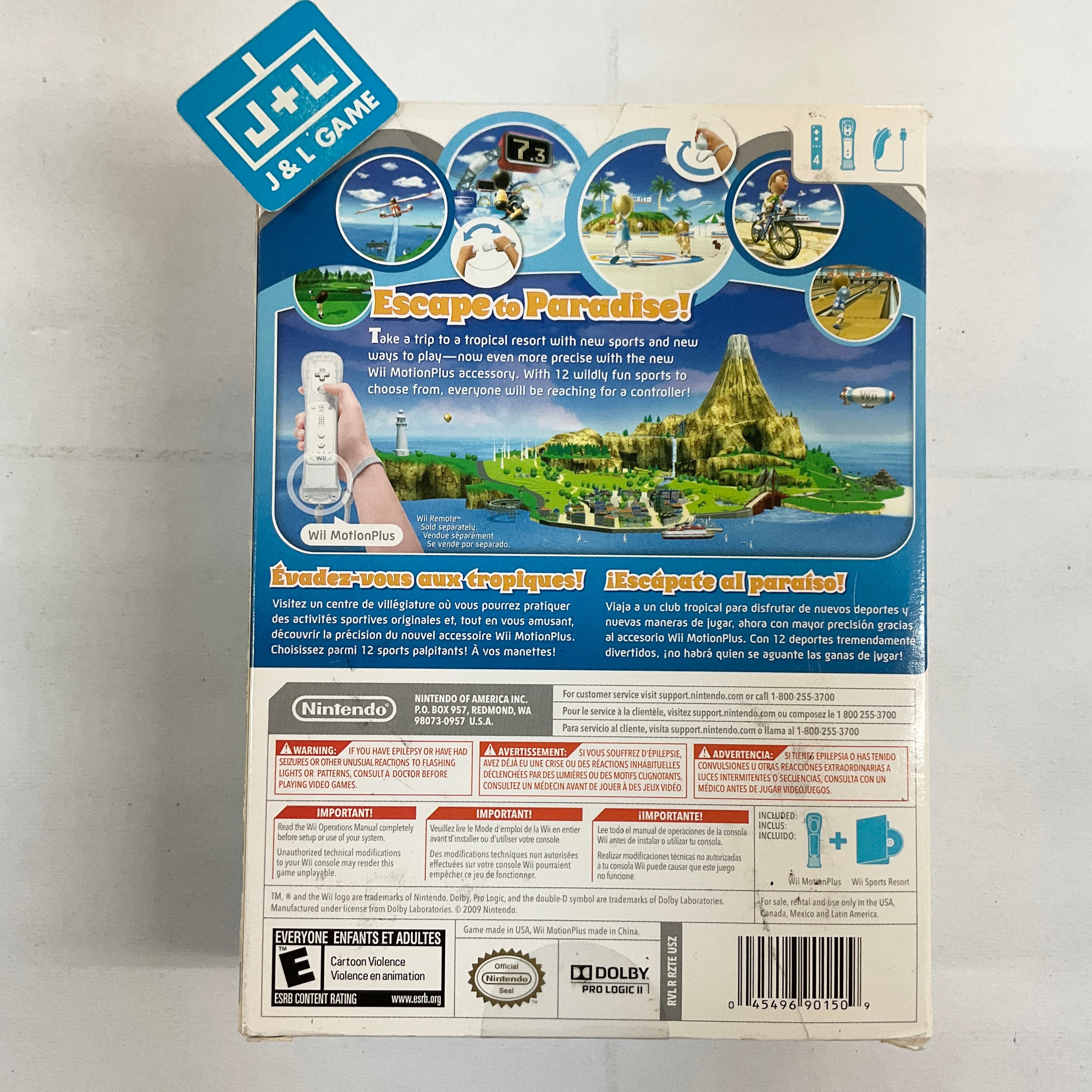 Wii Sports Resort - Nintendo Wii | J&L Game