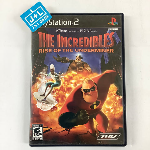 DisneyPixar The Incredibles Rise of the Underminer jogo playstation ps2 +  fini - Escorrega o Preço