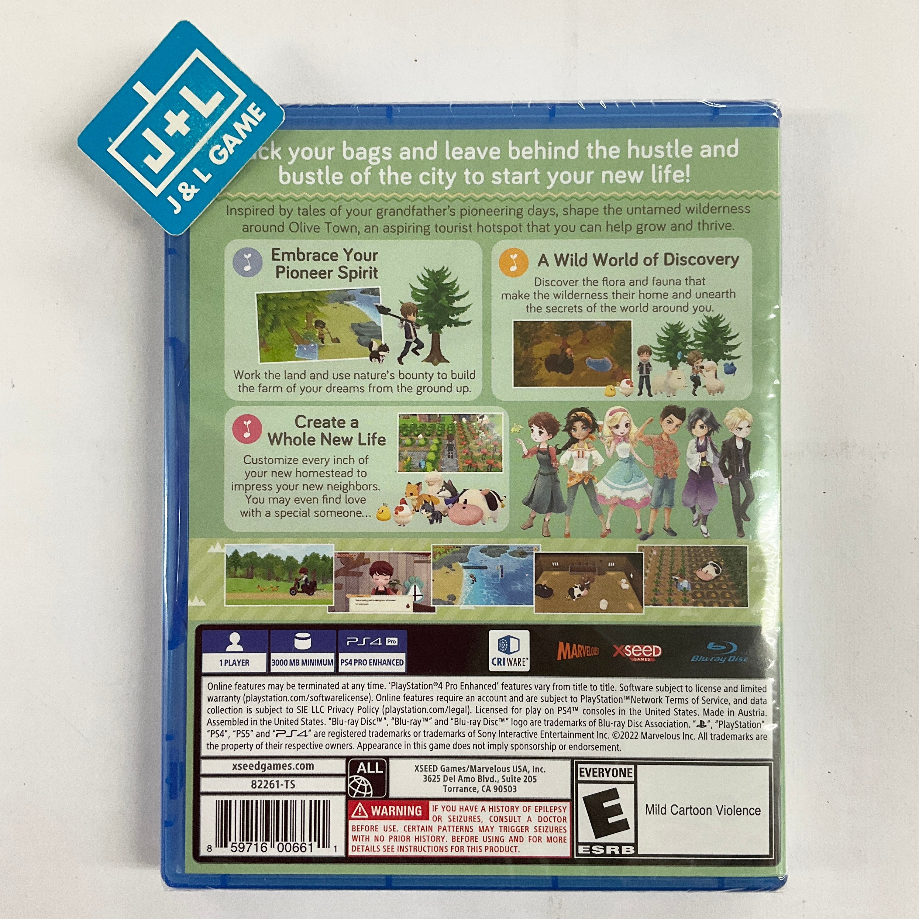 Story of Seasons: Pioneers of Olive Town - (PS4) PlayStation 4 Video Games XSEED Games
