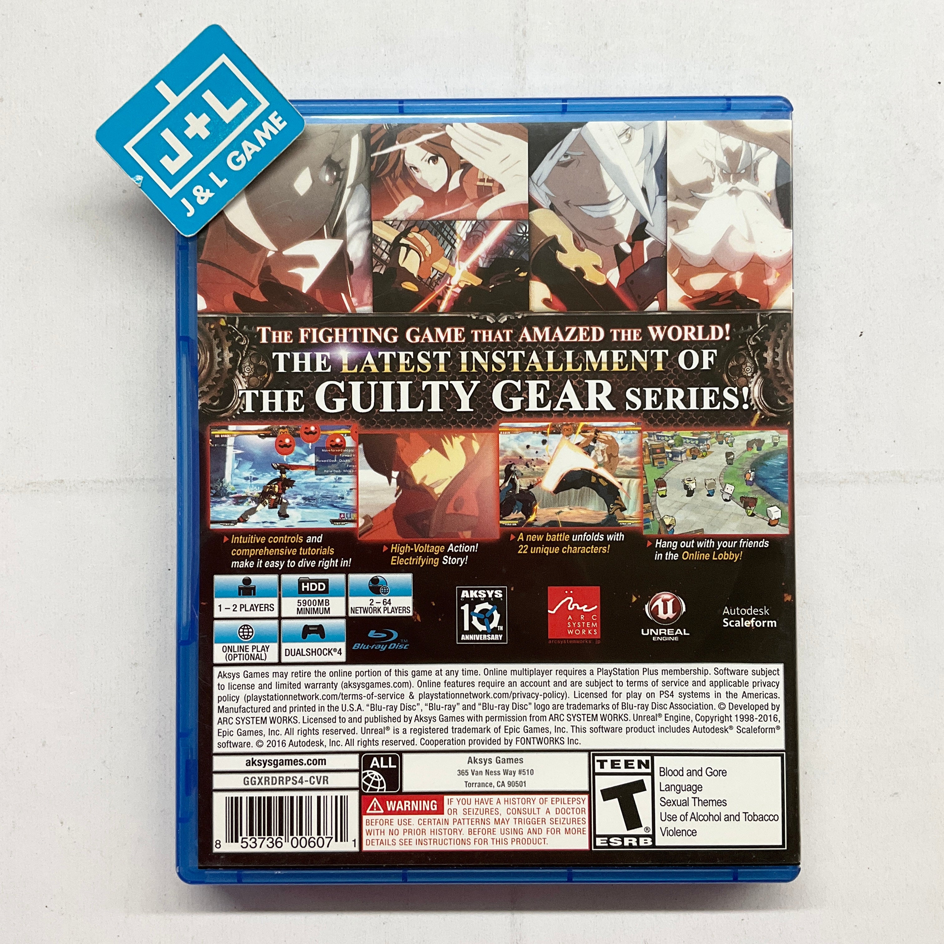 Guilty Gear Xrd -REVELATOR- - (PS4) PlayStation 4 [Pre-Owned] Video Games Aksys Games   