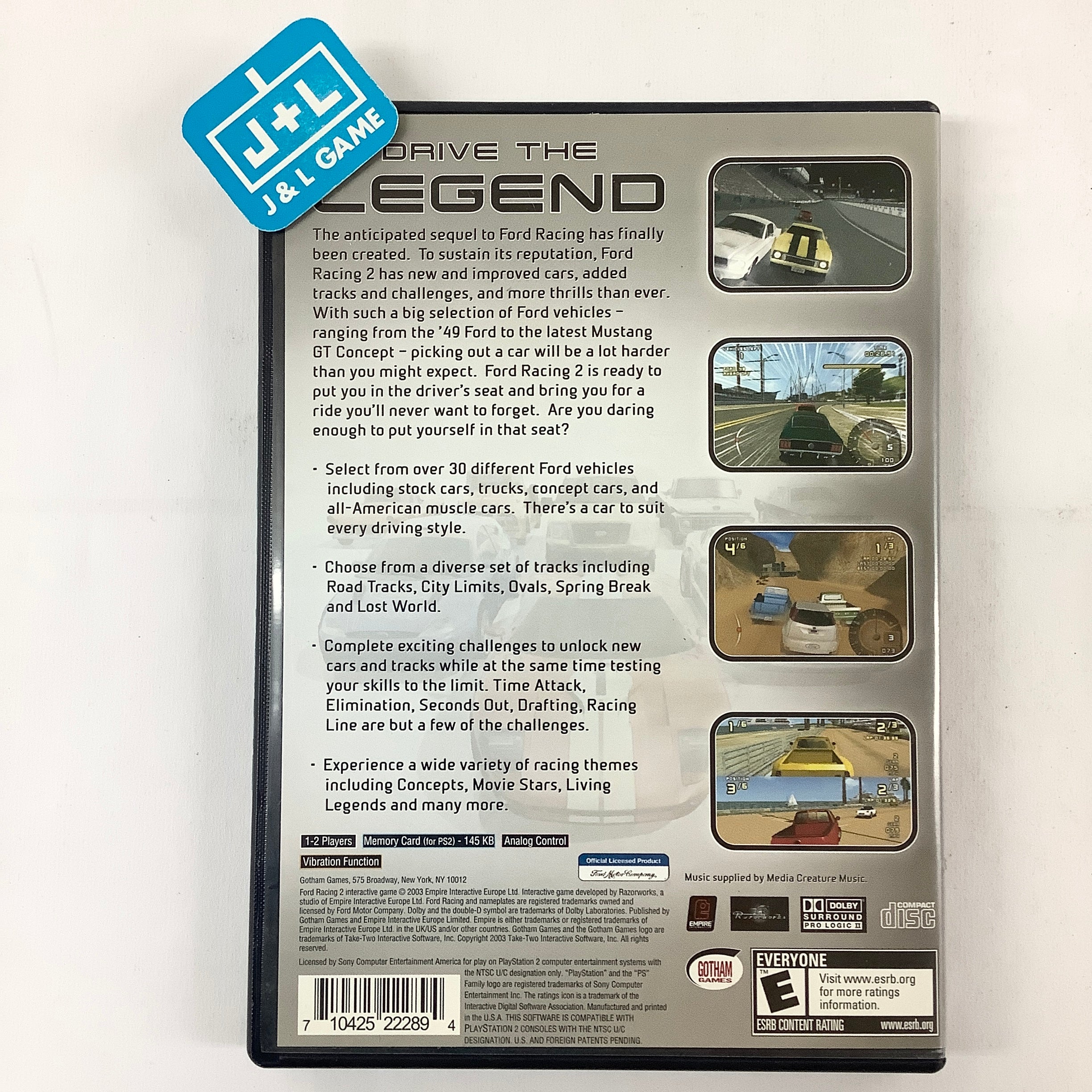 Ford Racing 2 - (PS2) PlayStation 2 [Pre-Owned] Video Games Gotham Games   
