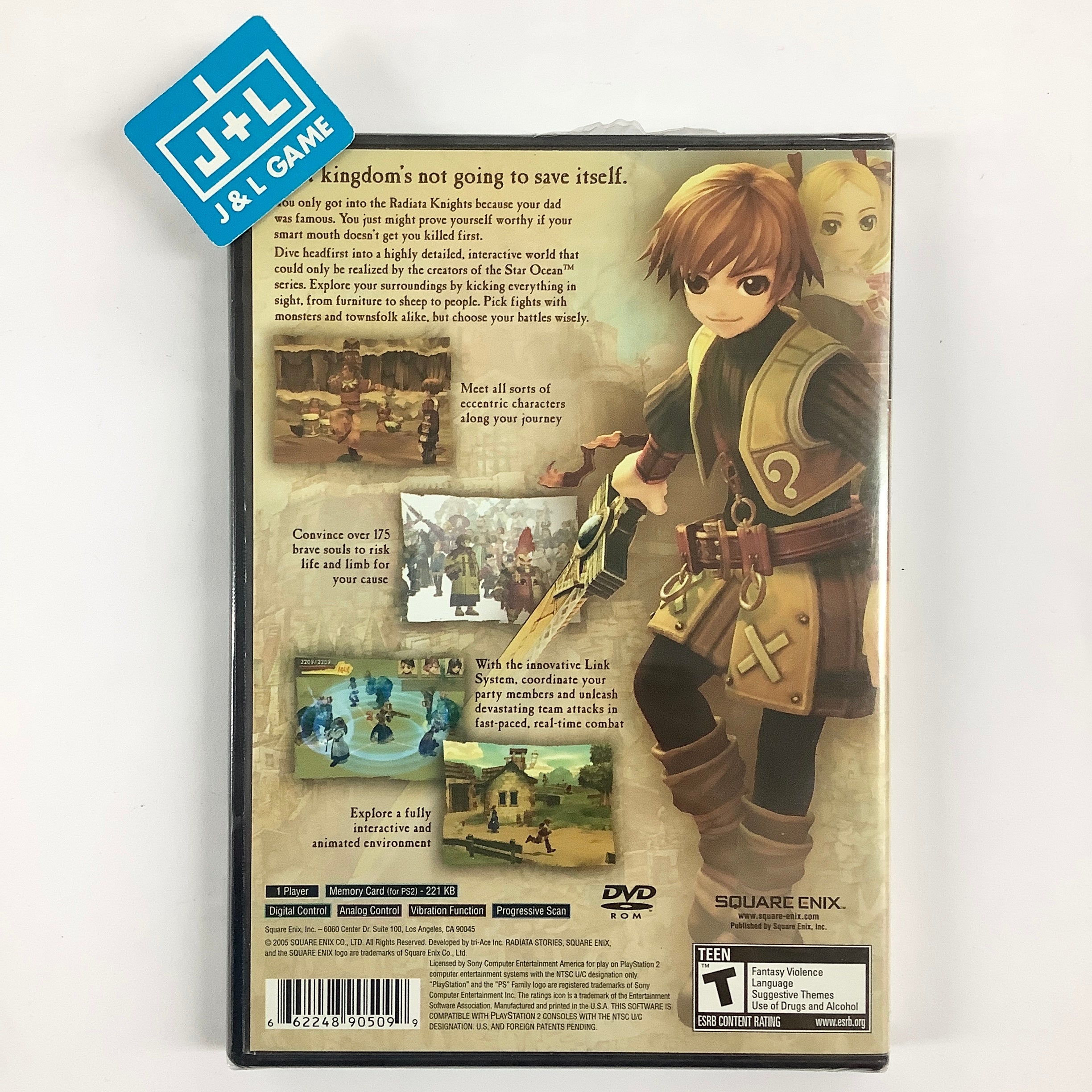 Radiata Stories - (PS2) PlayStation 2 Video Games Square Enix   