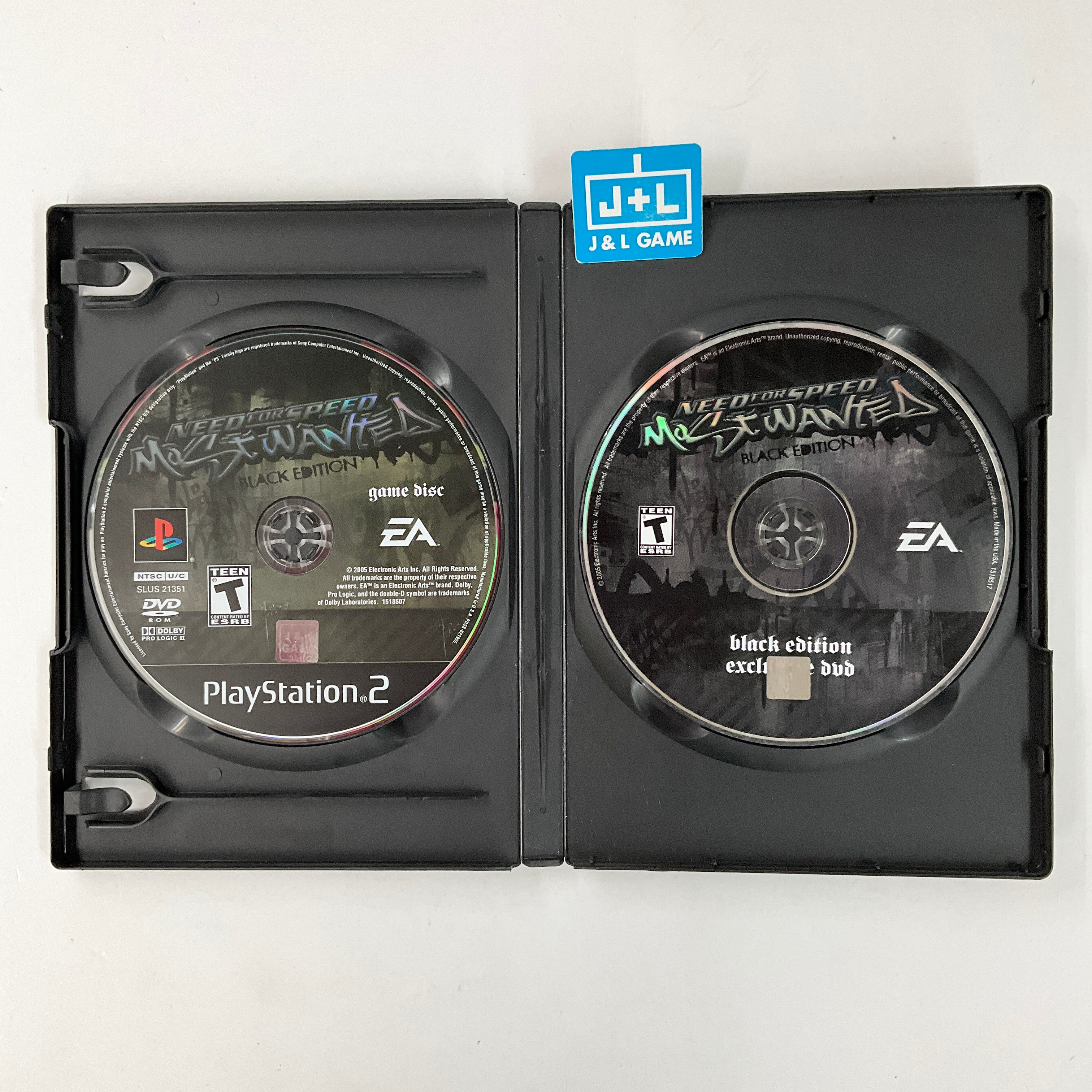 Need for Speed Most Wanted (Black Edition) - (PS2) PlayStation 2 [Pre-Owned] Video Games Electronic Arts   