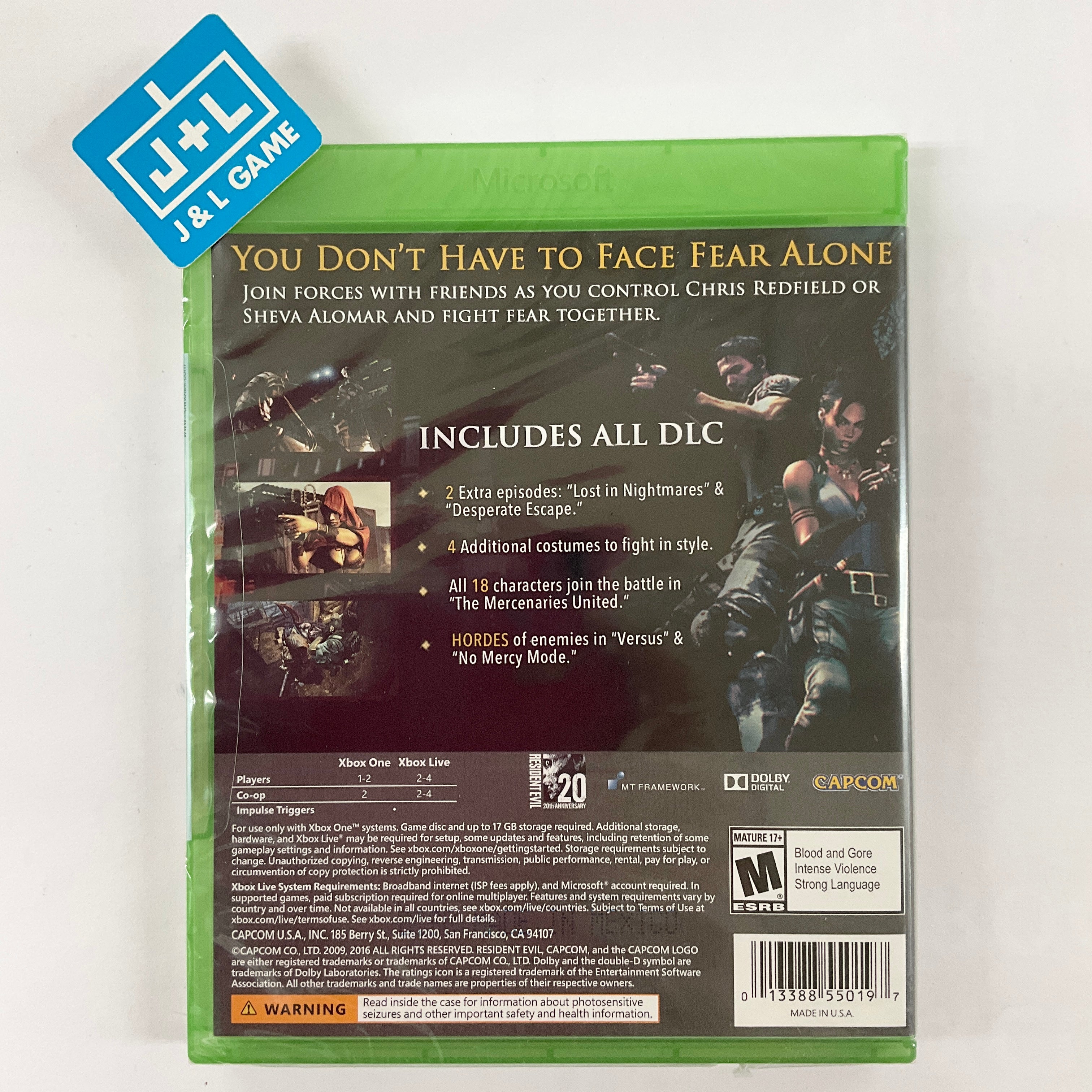 Resident Evil 5 - (XB1) Xbox One Video Games Capcom   