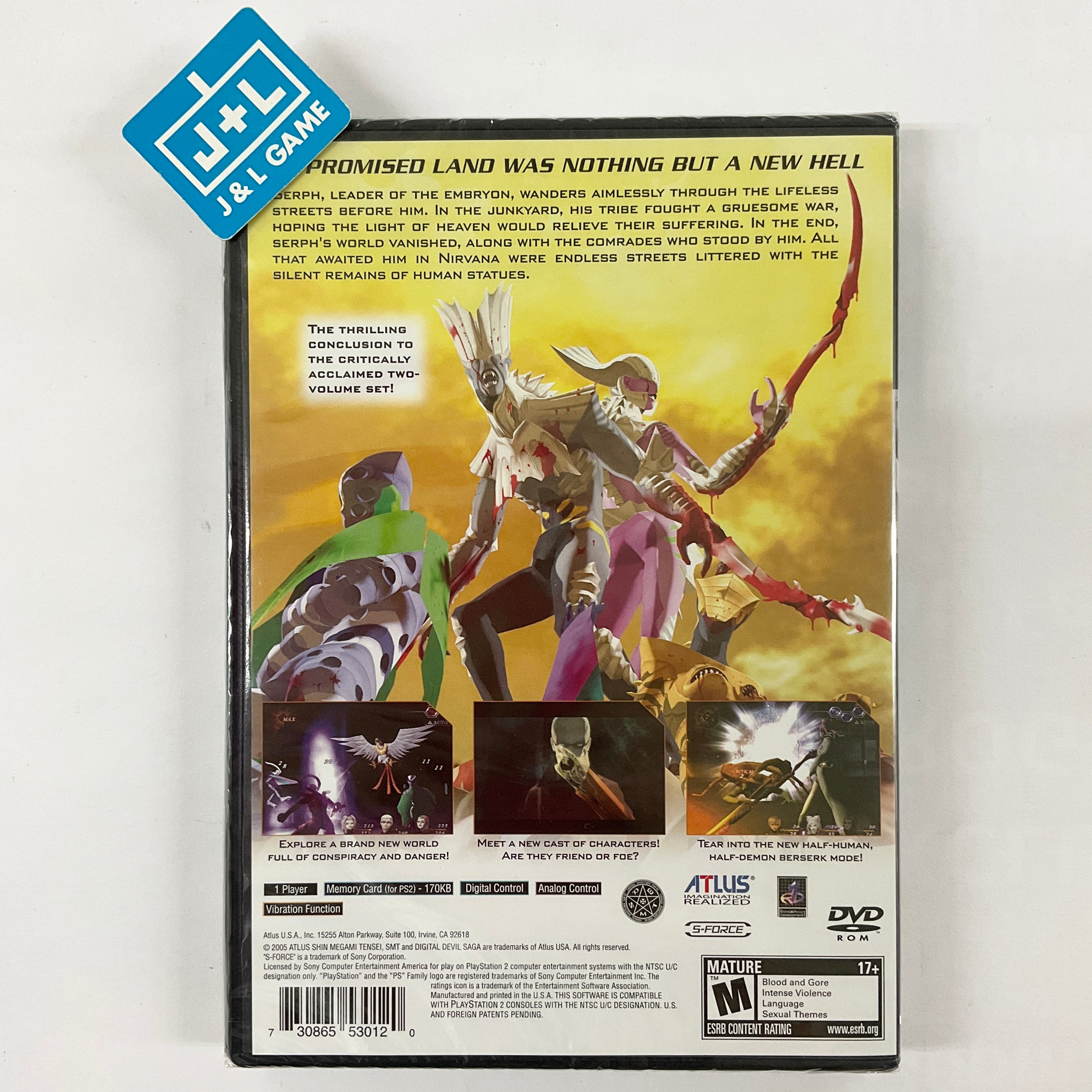 Shin Megami Tensei: Digital Devil Saga 2 - (PS2) PlayStation 2 Video Games Atlus   