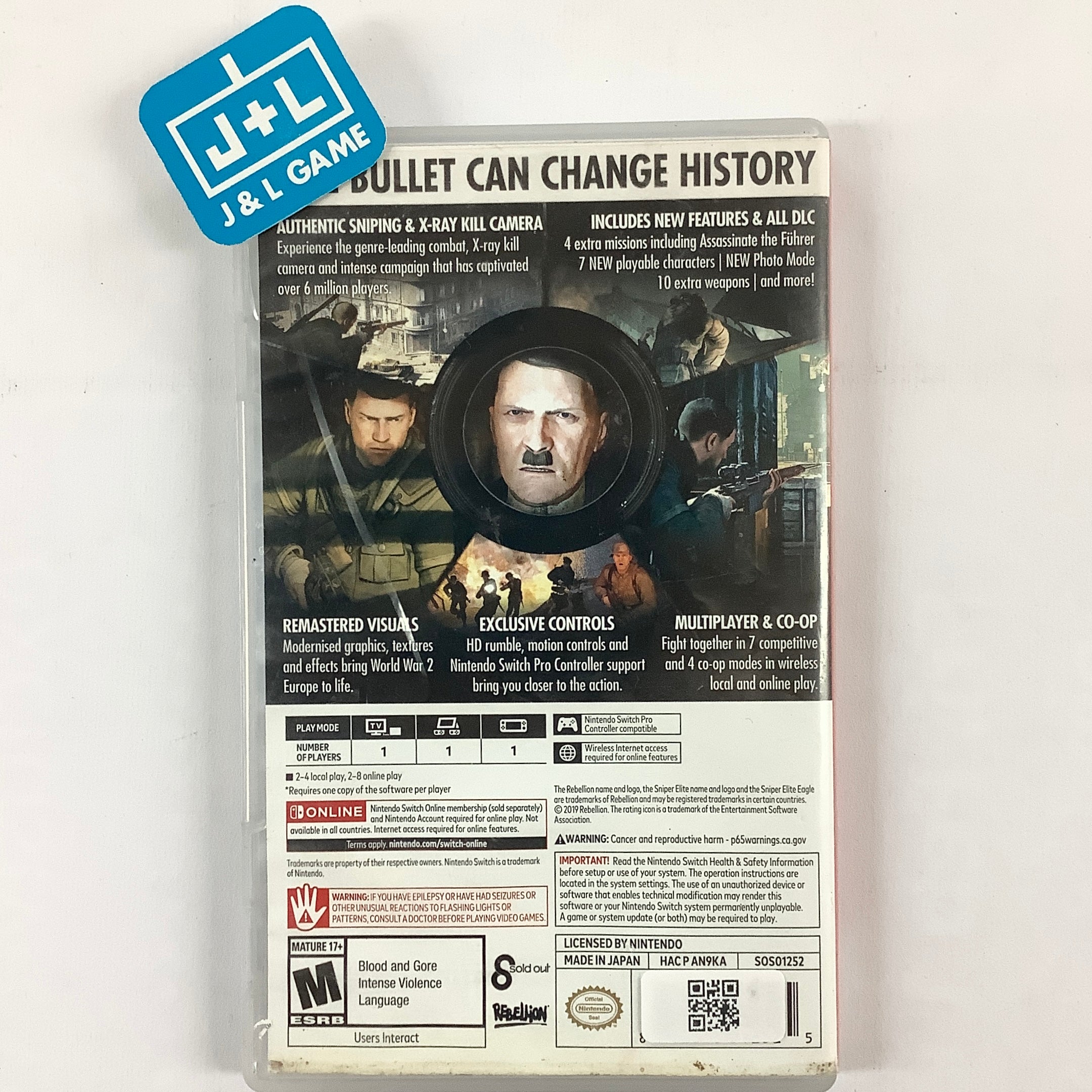 Sniper Elite V2 Remastered - (NSW) Nintendo Switch [Pre-Owned] Video Games U&I Entertainment   