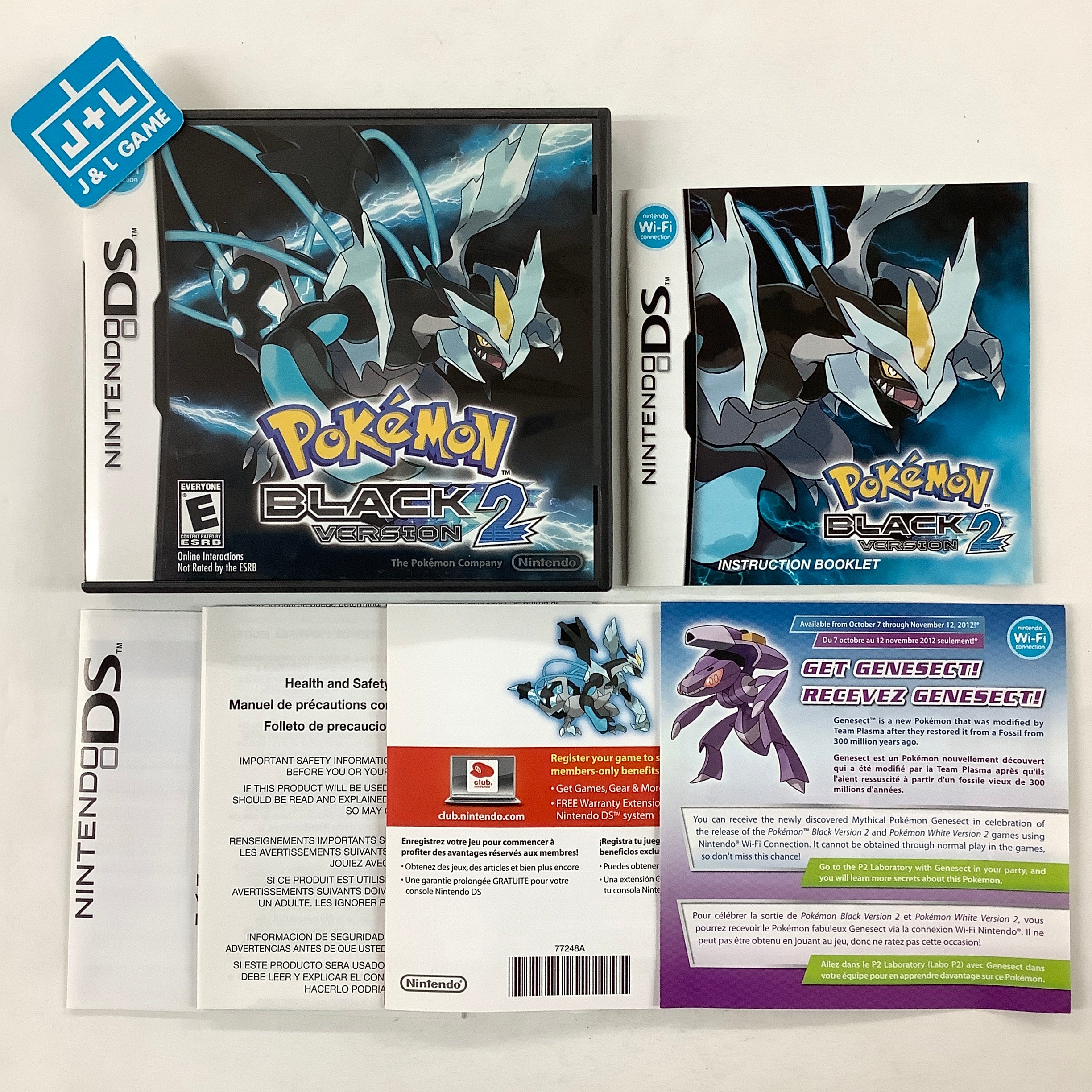 Pokemon Black Version 2 - (NDS) Nintendo DS [Pre-Owned] Video Games Nintendo   