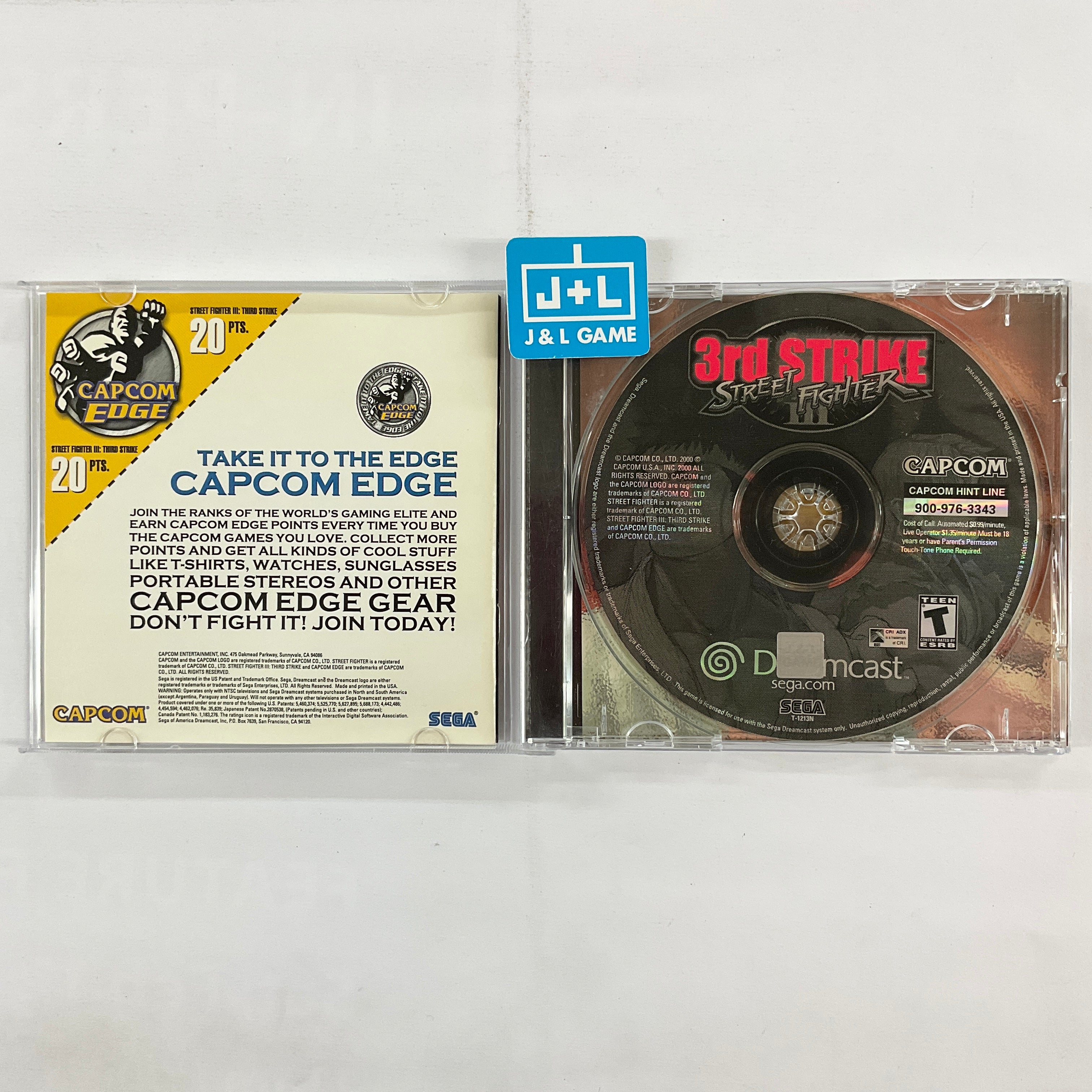 Street Fighter III: 3rd Strike - (DC) SEGA Dreamcast  [Pre-Owned] Video Games Capcom   