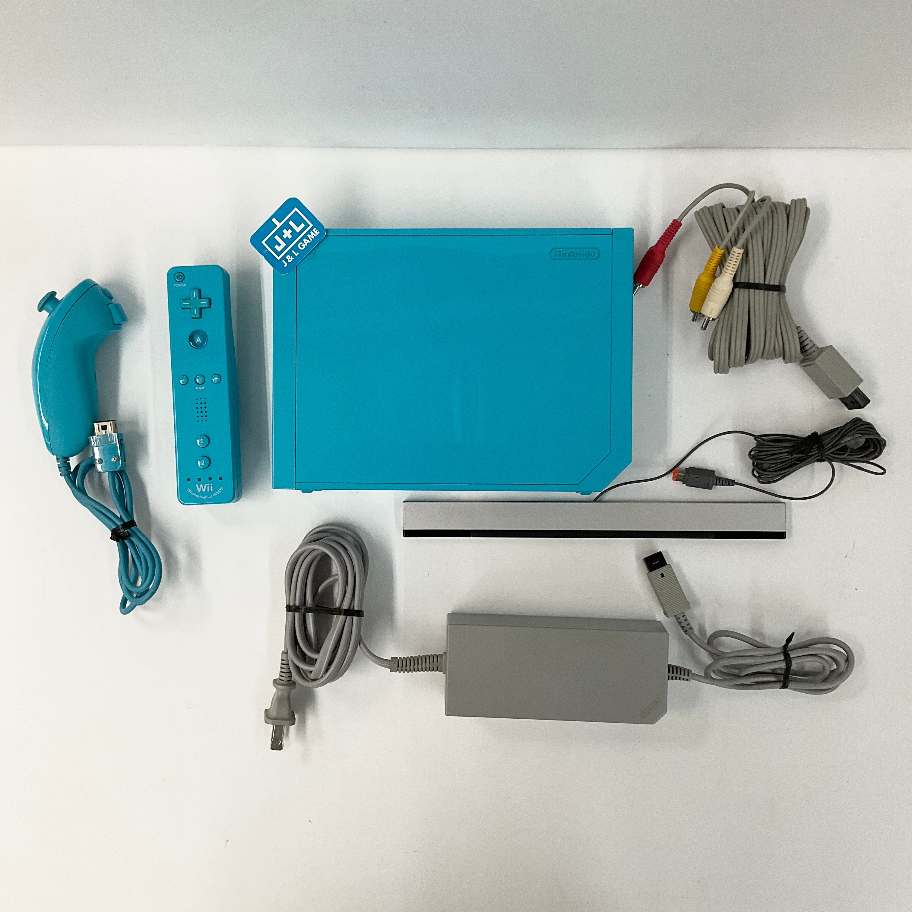 Nintendo Wii Console (Blue) - Nintendo Wii [Pre-Owned] Consoles Nintendo   
