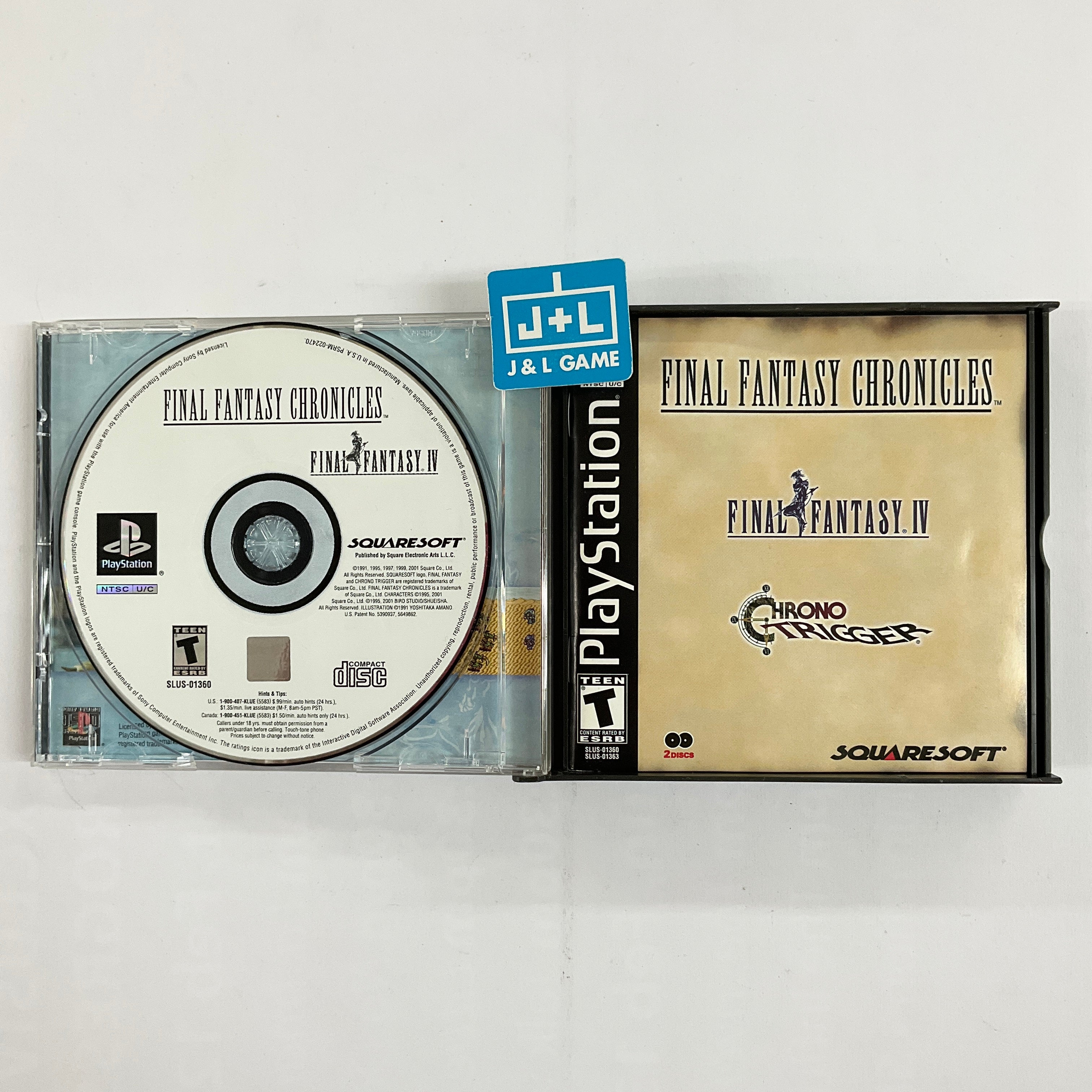 Final Fantasy Chronicles - (PS1) PlayStation 1 [Pre-Owned] Video Games Square EA   