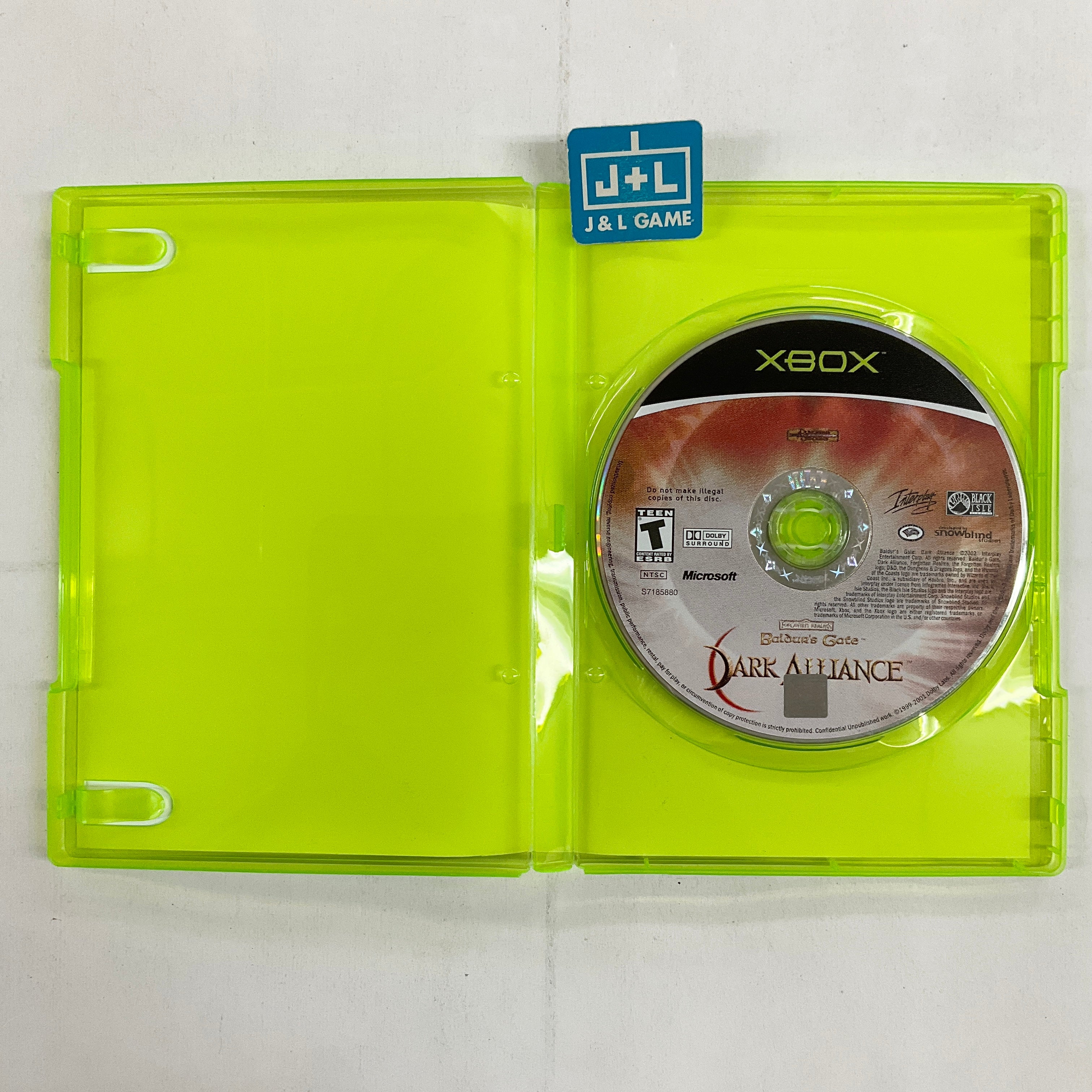 Baldur's Gate: Dark Alliance - (XB) Xbox  [Pre-Owned] Video Games Interplay   