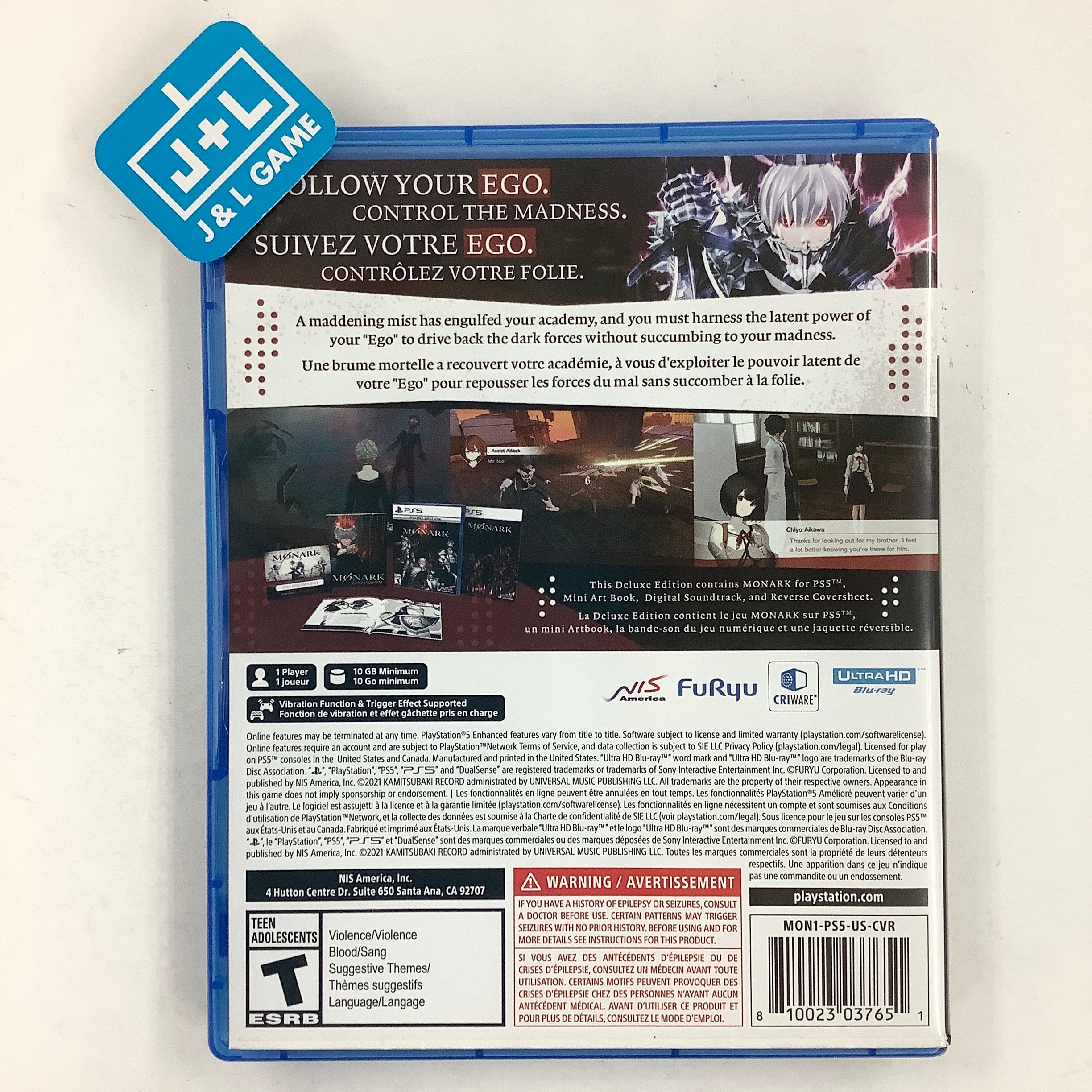 Monark: Deluxe Edition - (PS5) PlayStation 5 [Pre-Owned] Video Games NIS America   