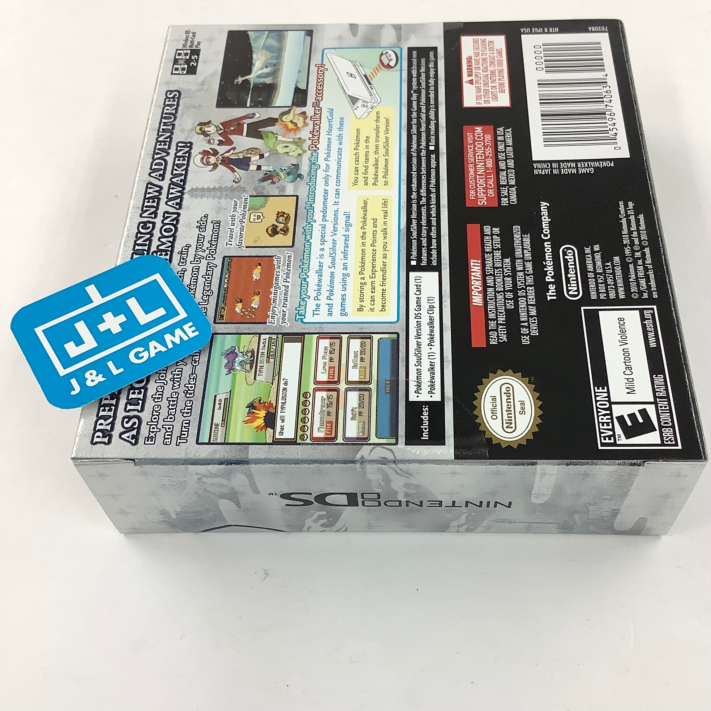 Pokemon SoulSilver Version (#1) - (NDS) Nintendo DS Video Games Nintendo   