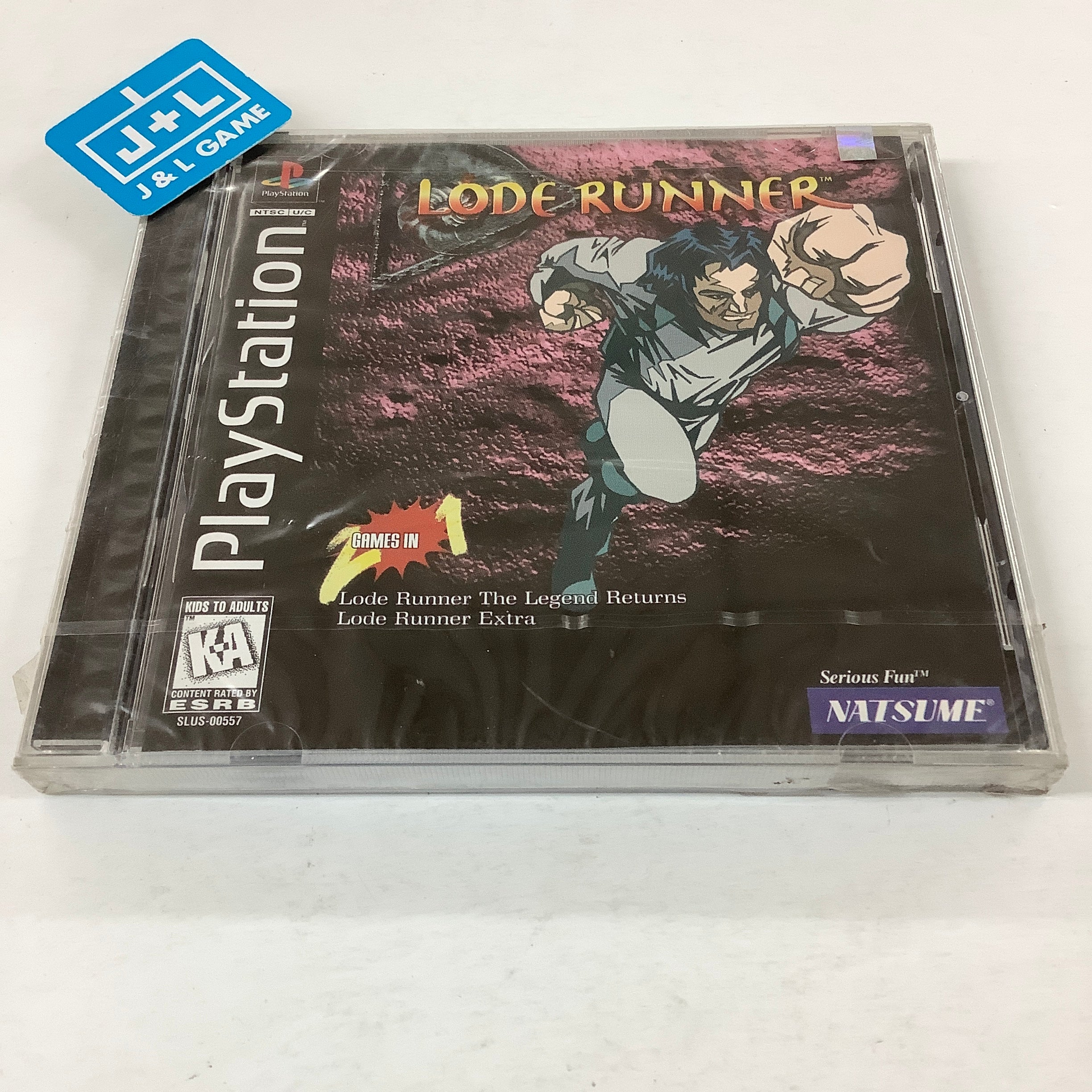 Lode Runner - (PS1) PlayStation 1 Video Games Natsume   