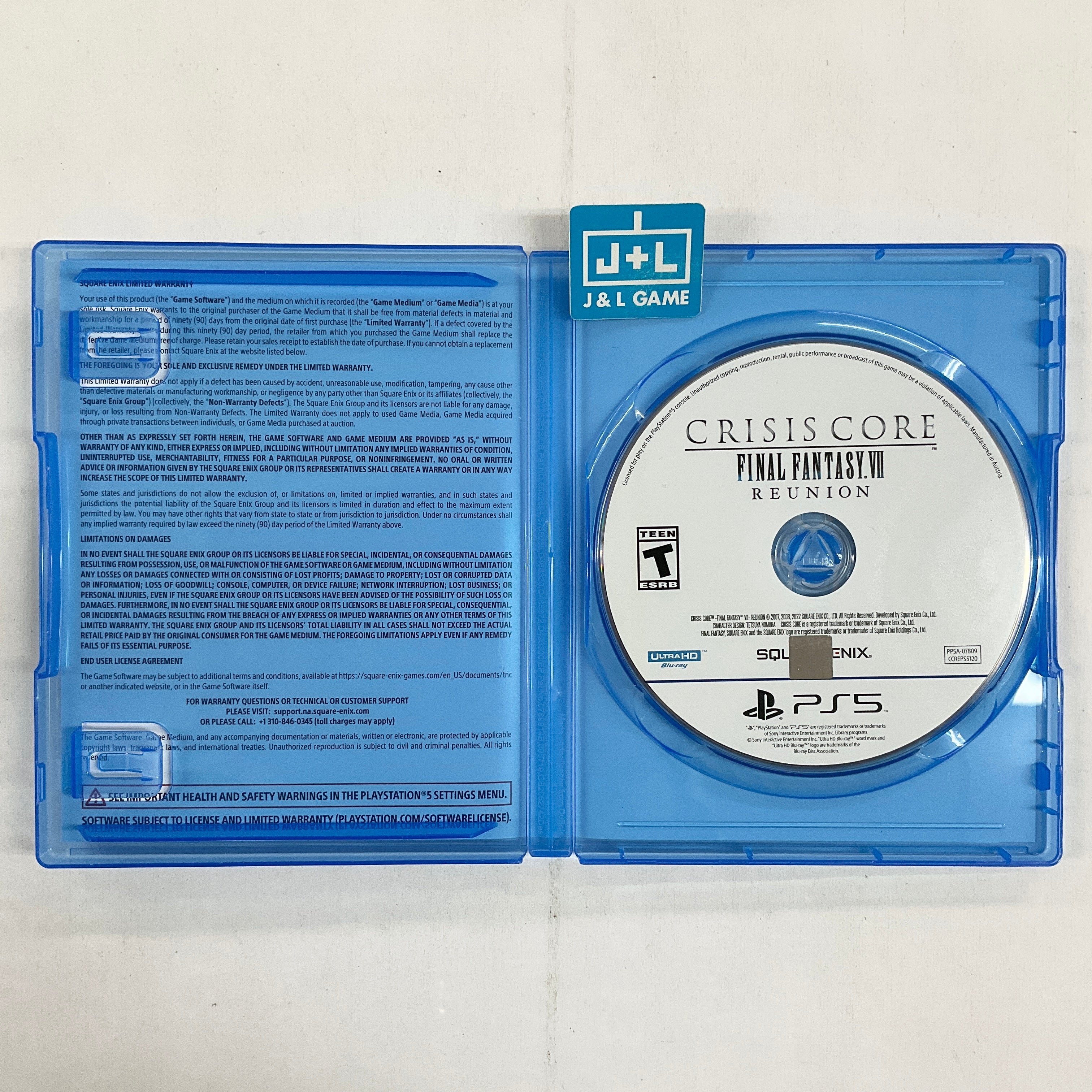 Crisis Core: Final Fantasy VII Reunion - (PS5) PlayStation 5 [Pre-Owned] Video Games Square Enix   