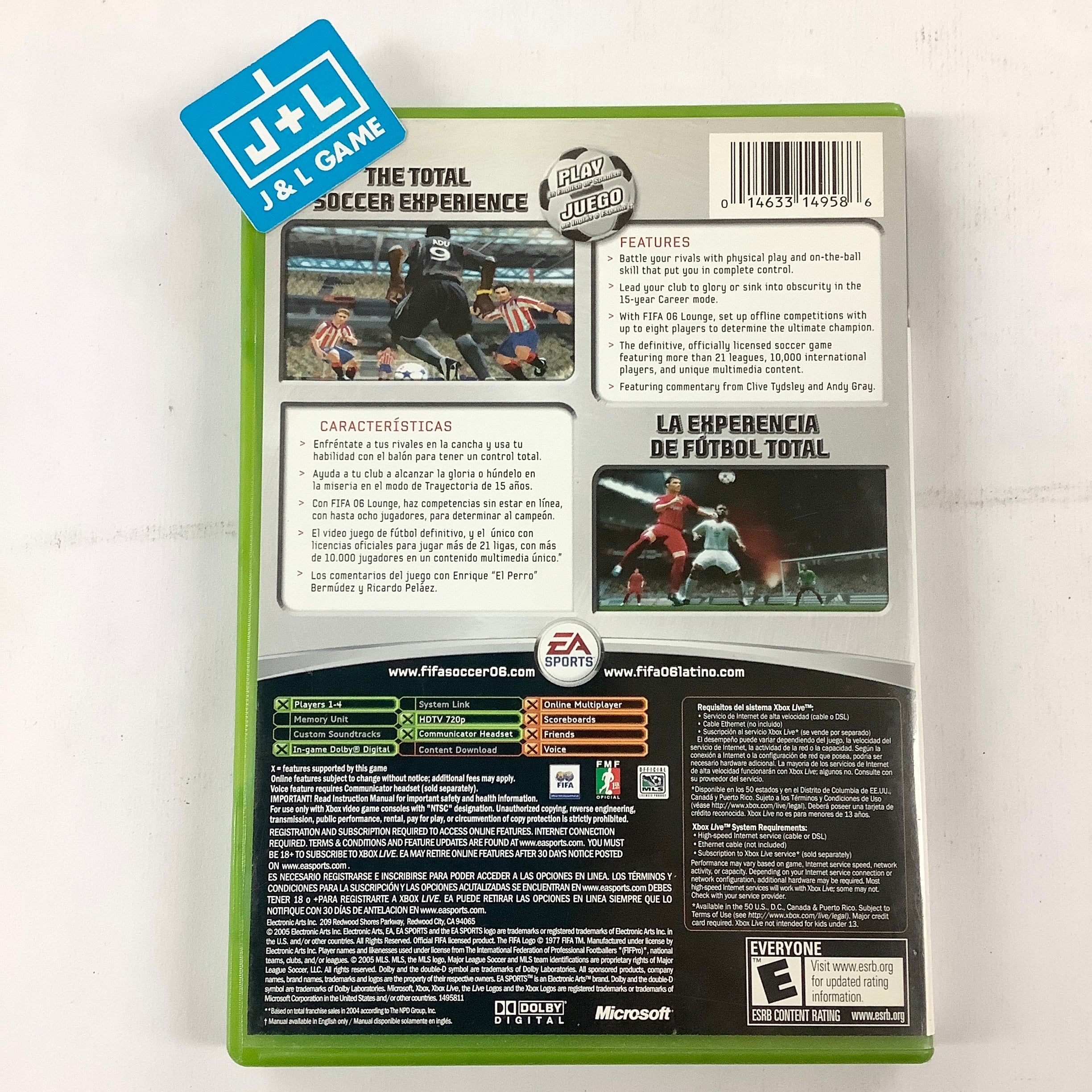 FIFA Soccer 06 - (XB) Xbox [Pre-Owned] Video Games EA Sports   