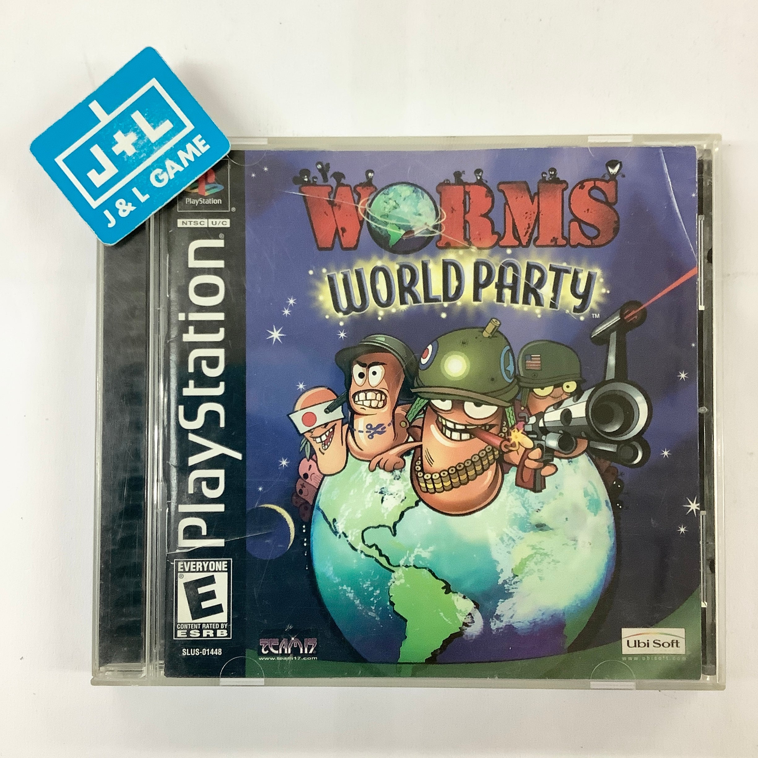 Worms World Party - (PS1) PlayStation 1 [Pre-Owned] Video Games Ubisoft   