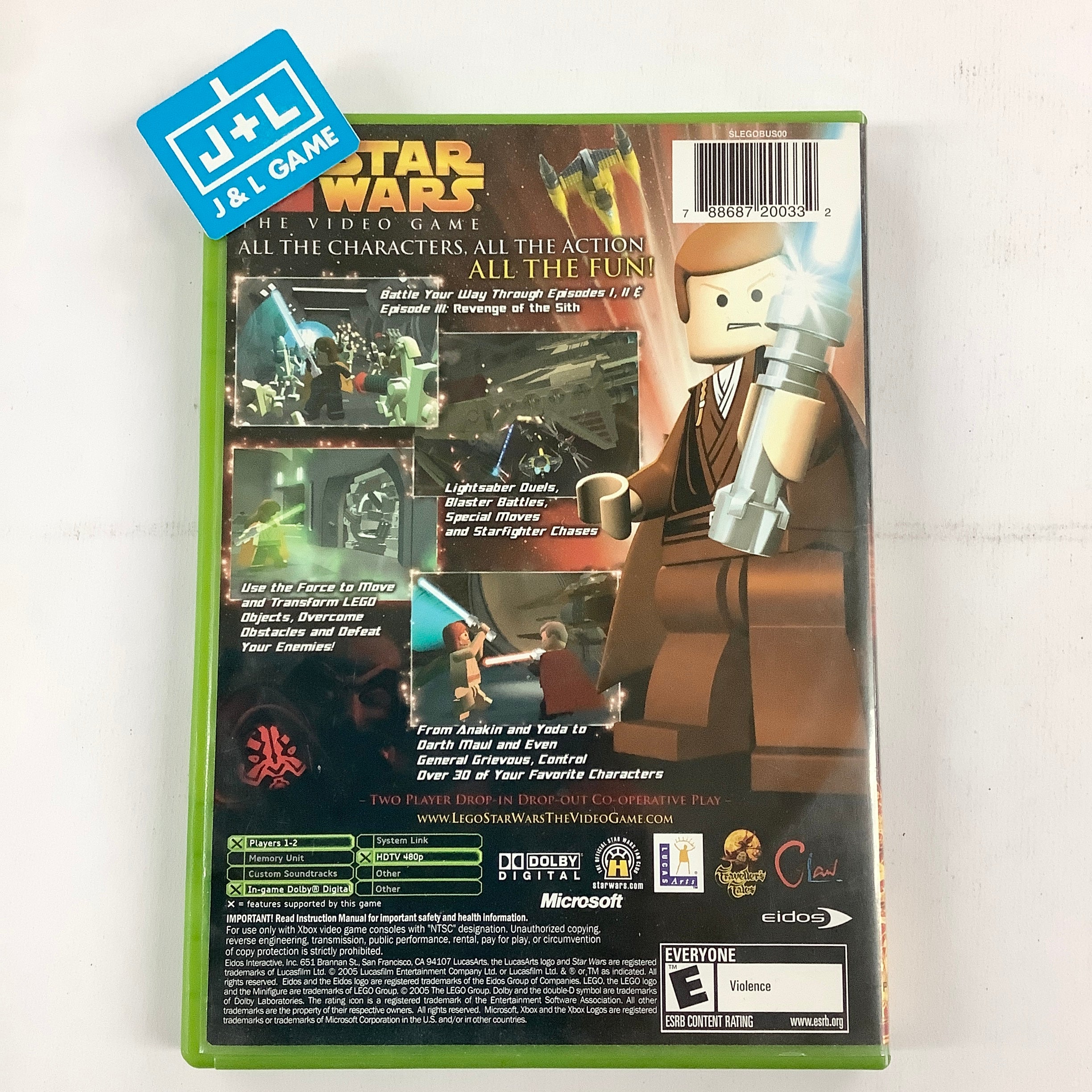 LEGO Star Wars - (XB) Xbox [Pre-Owned] Video Games Eidos Interactive   