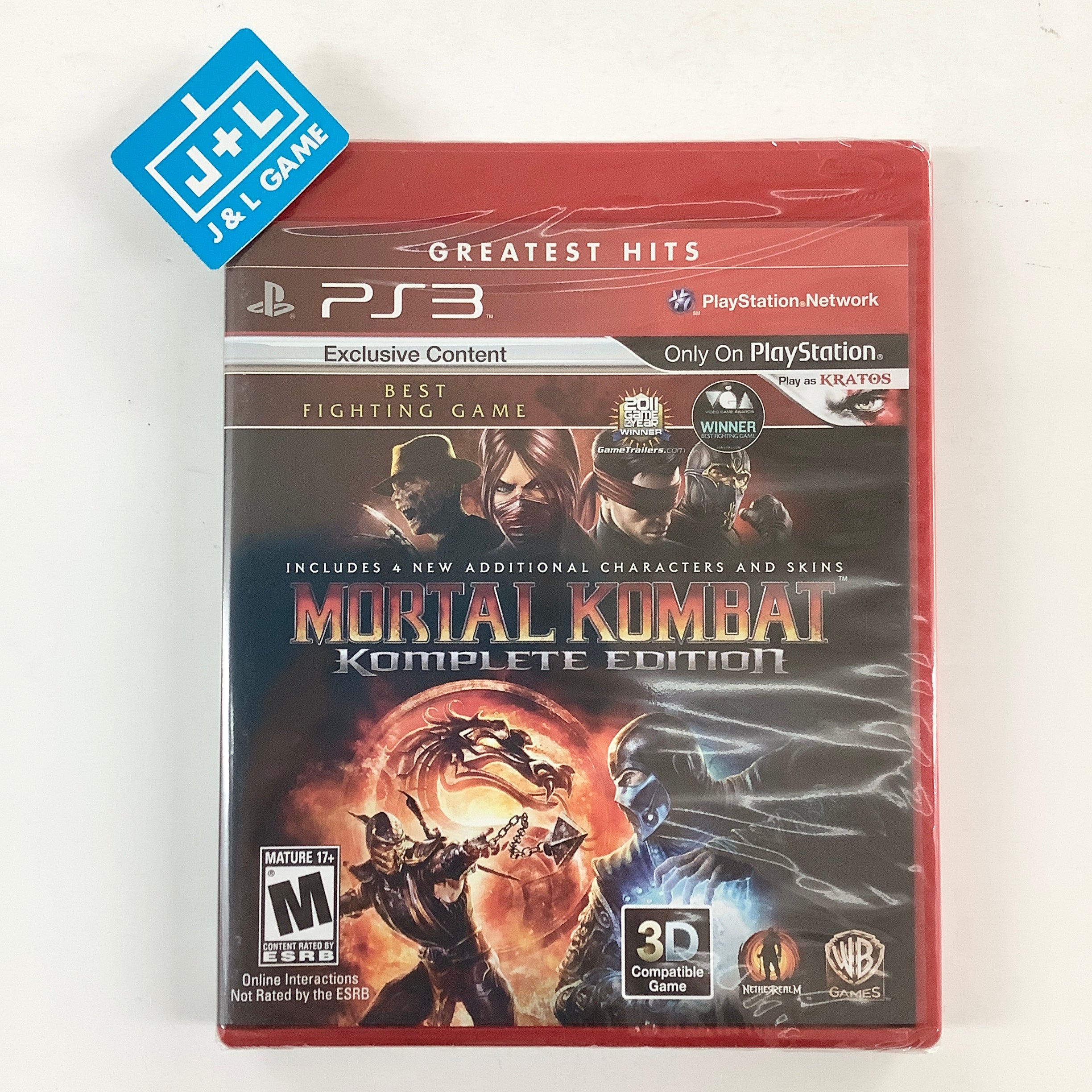 Mortal Kombat Komplete Edition (Greatest Hits) - (PS3) PlayStation 3 Video Games Warner Bros. Interactive Entertainment   