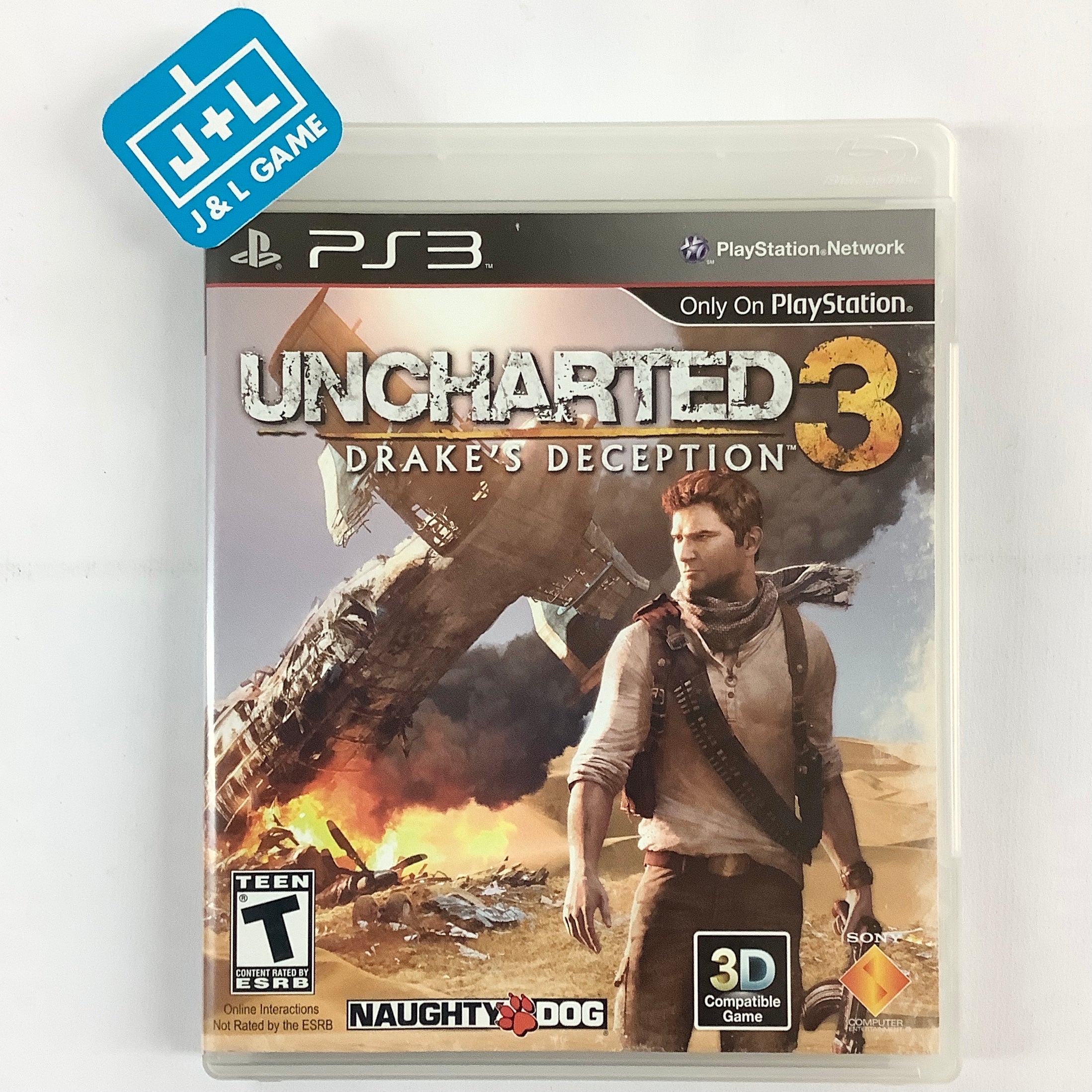 Uncharted 3: Drake's Deception - (PS3) PlayStation 3 [Pre-Owned] Video Games Sony   