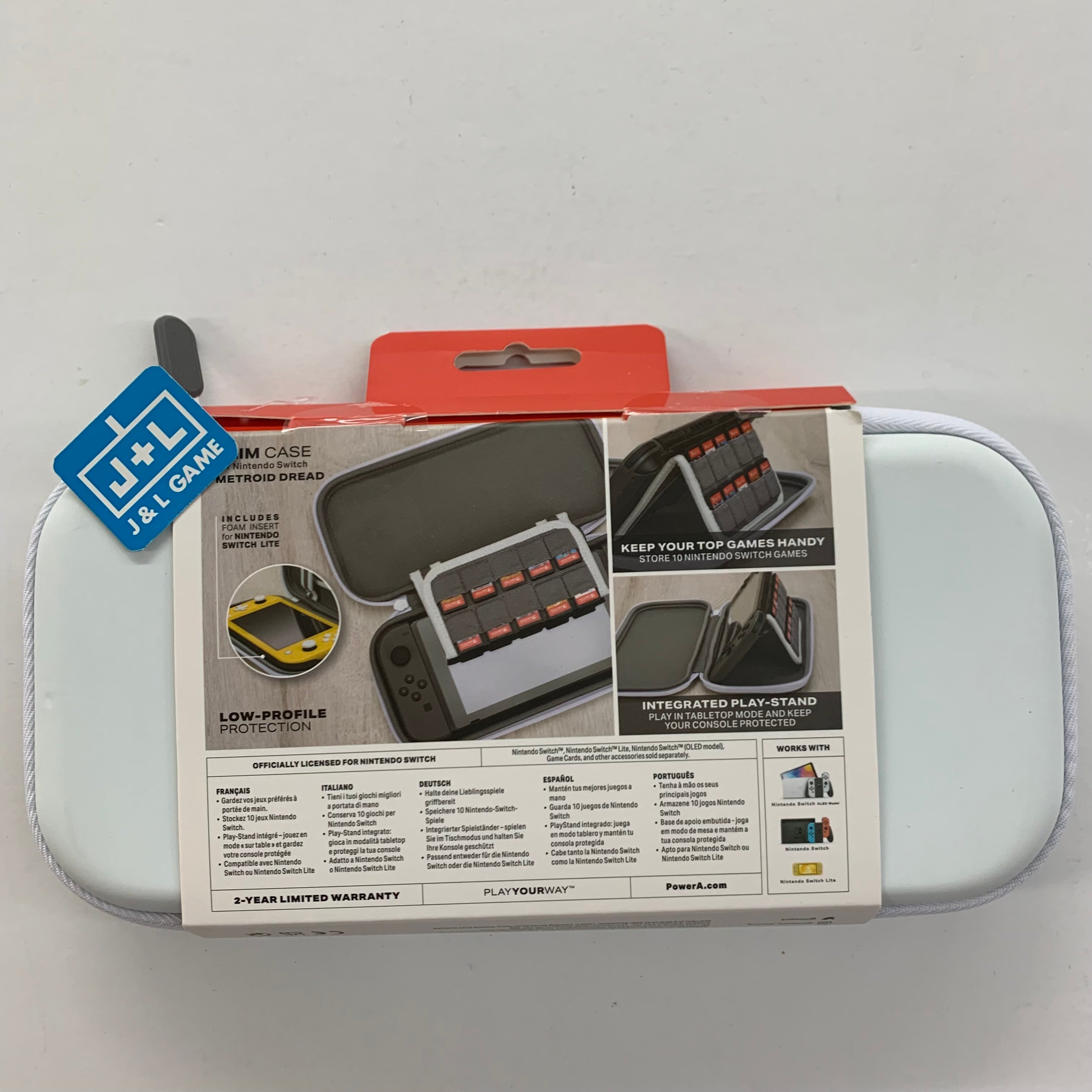 PowerA Slim Case (Metroid Dread) - (NSW) Nintendo Switch Accessories PowerA   