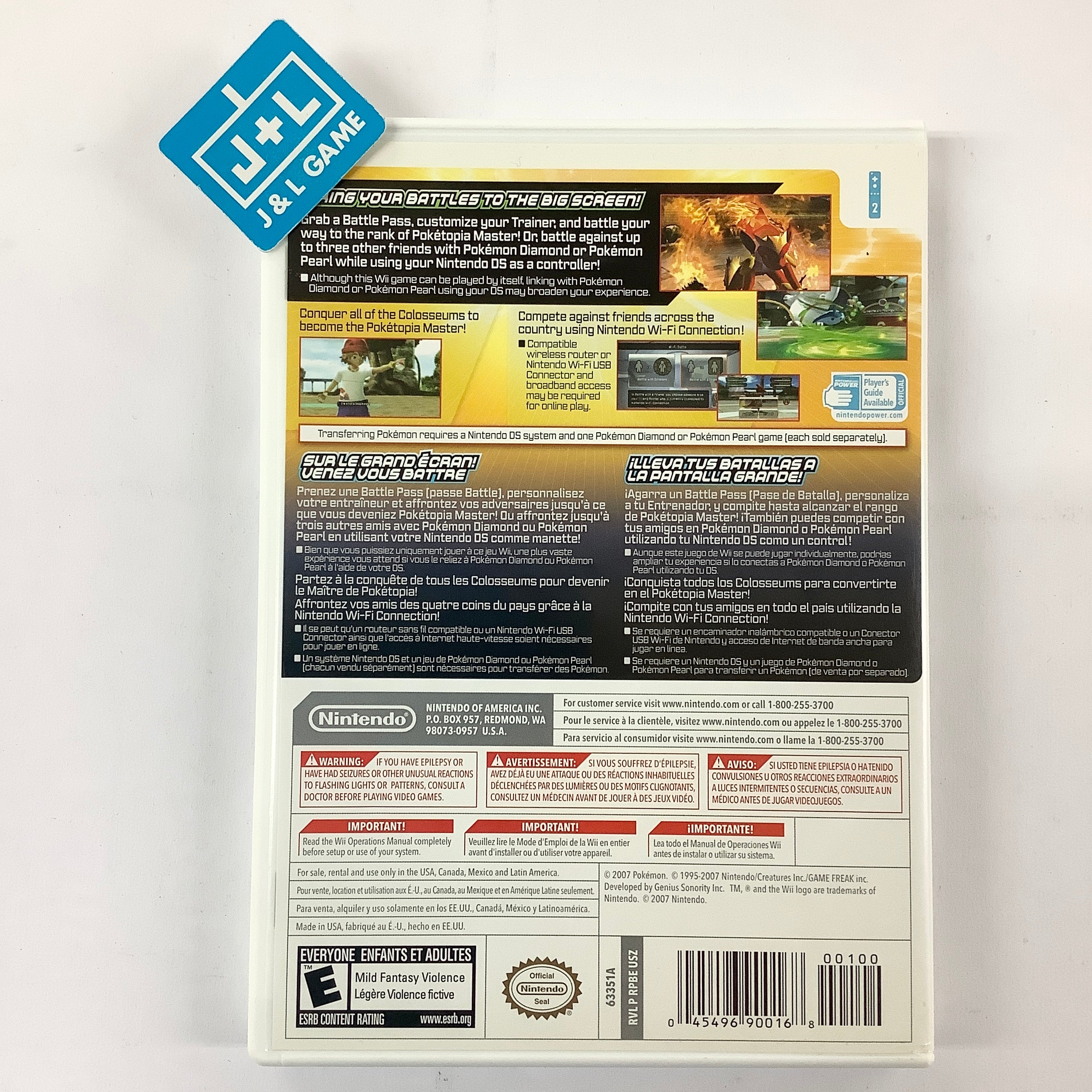 Pokemon Battle Revolution - Nintendo Wii [Pre-Owned] Video Games Nintendo   