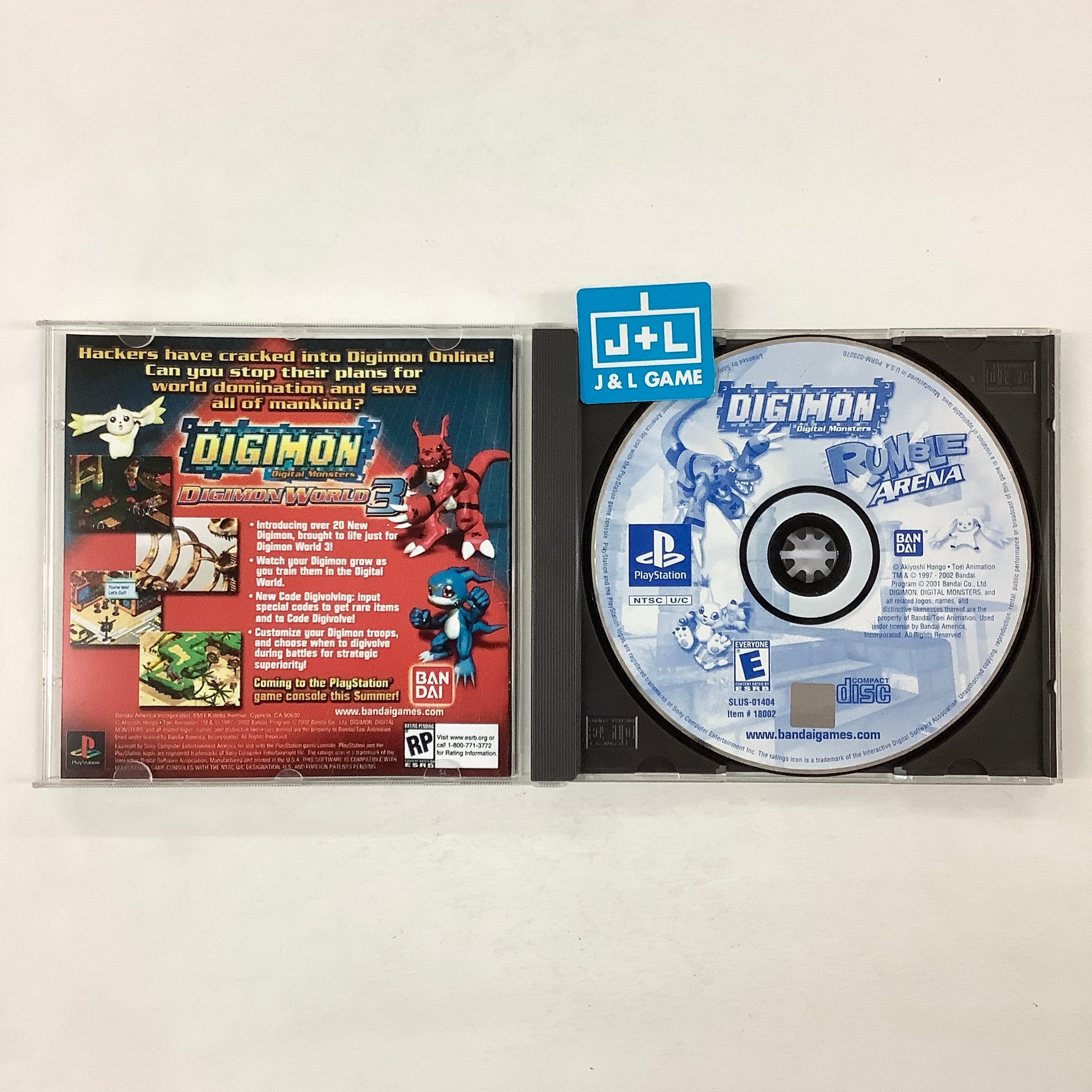 Digimon Rumble Arena - (PS1) PlayStation 1 [Pre-Owned] Video Games Bandai   