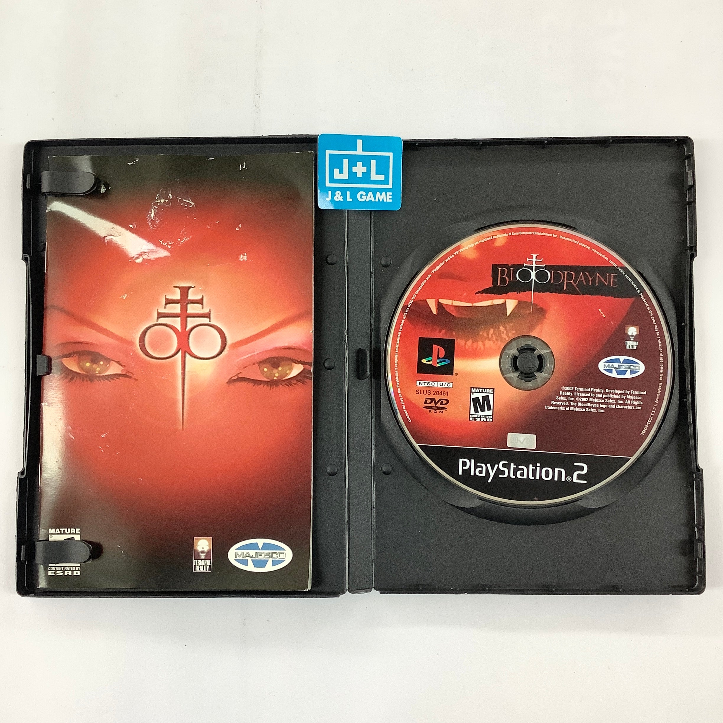 BloodRayne - (PS2) PlayStation 2 [Pre-Owned] Video Games Majesco   