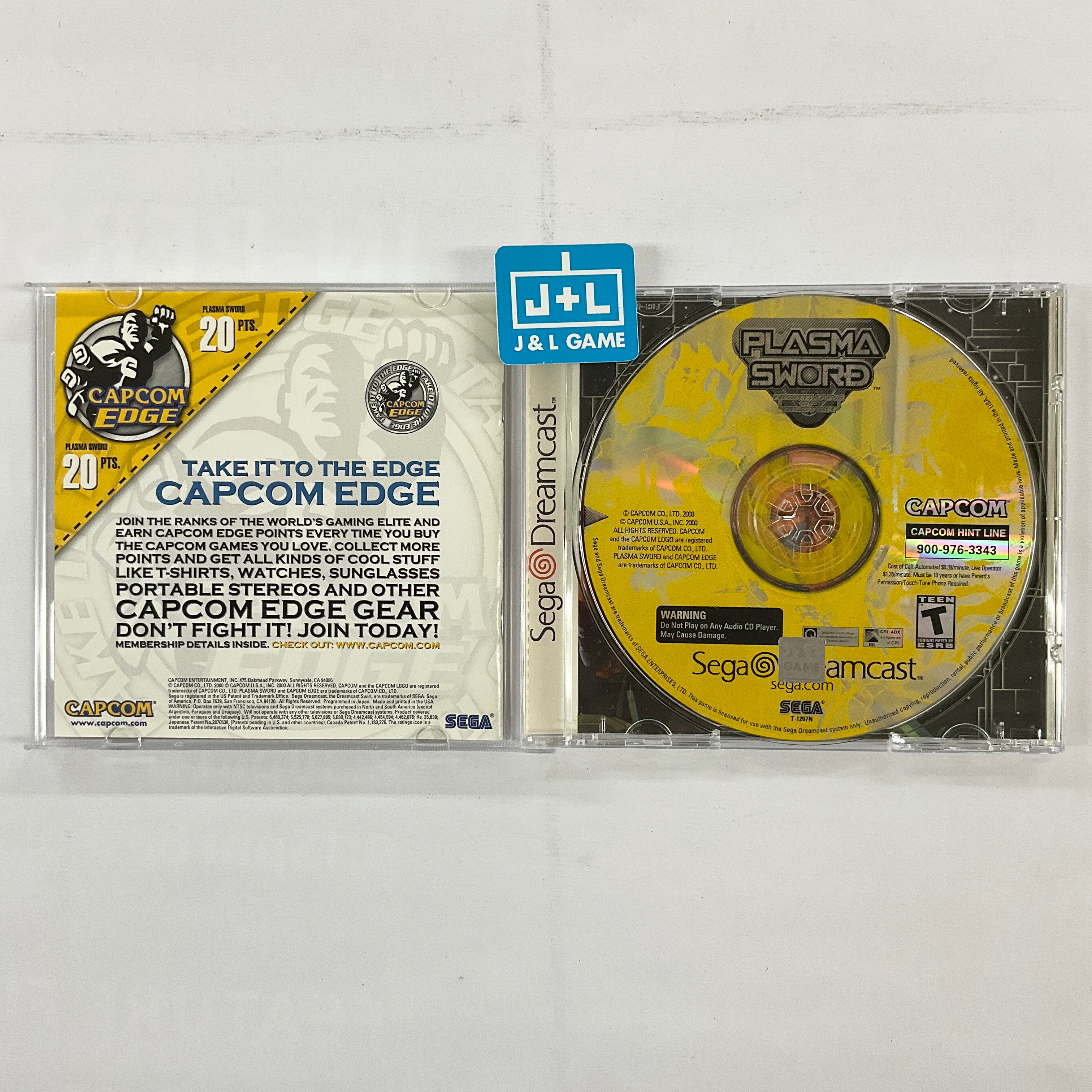 Plasma Sword: Nightmare of Bilstein - (DC) SEGA Dreamcast [Pre-Owned] Video Games Capcom   