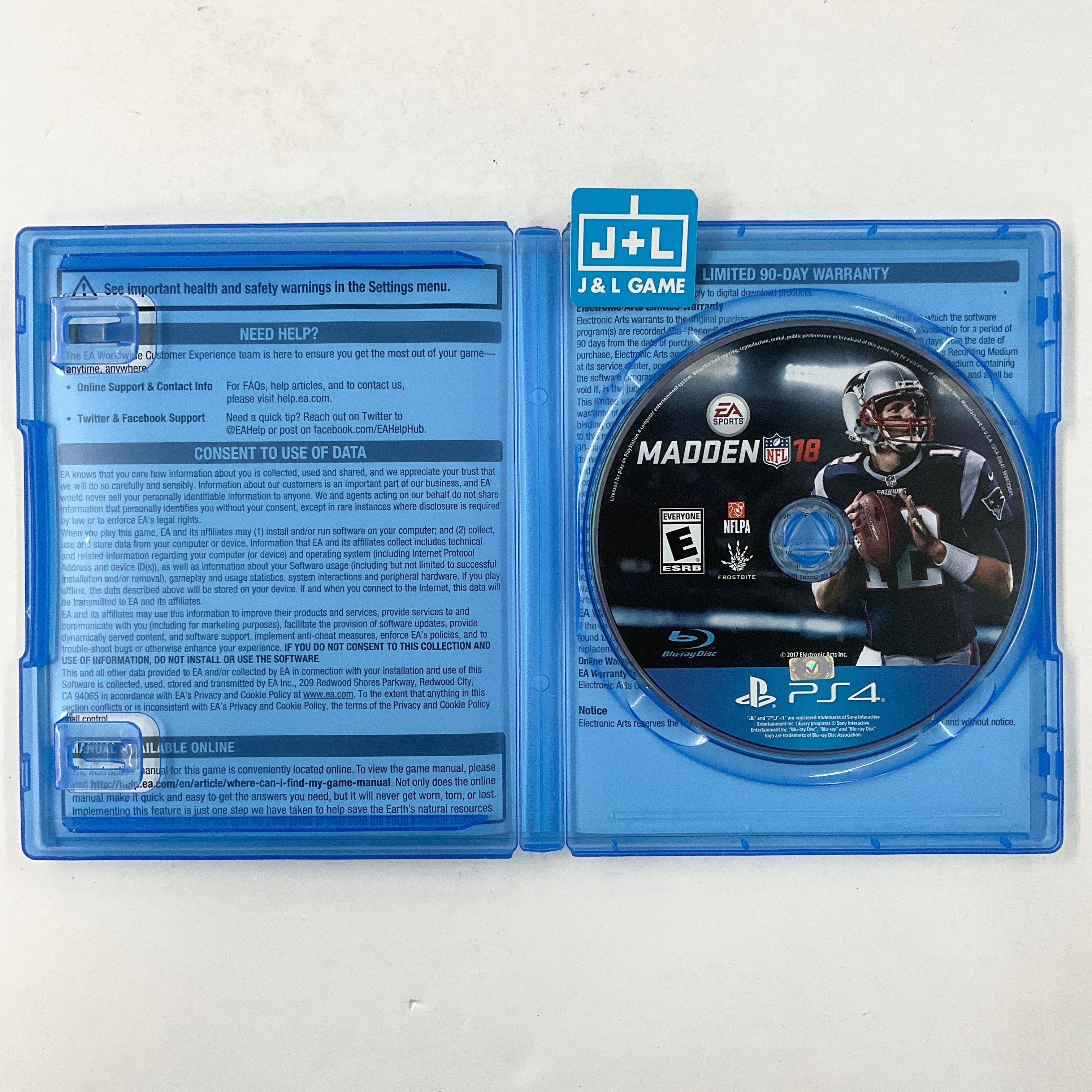 Madden NFL 18 - (PS4) PlayStation 4 [Pre-Owned] Video Games Electronic Arts   
