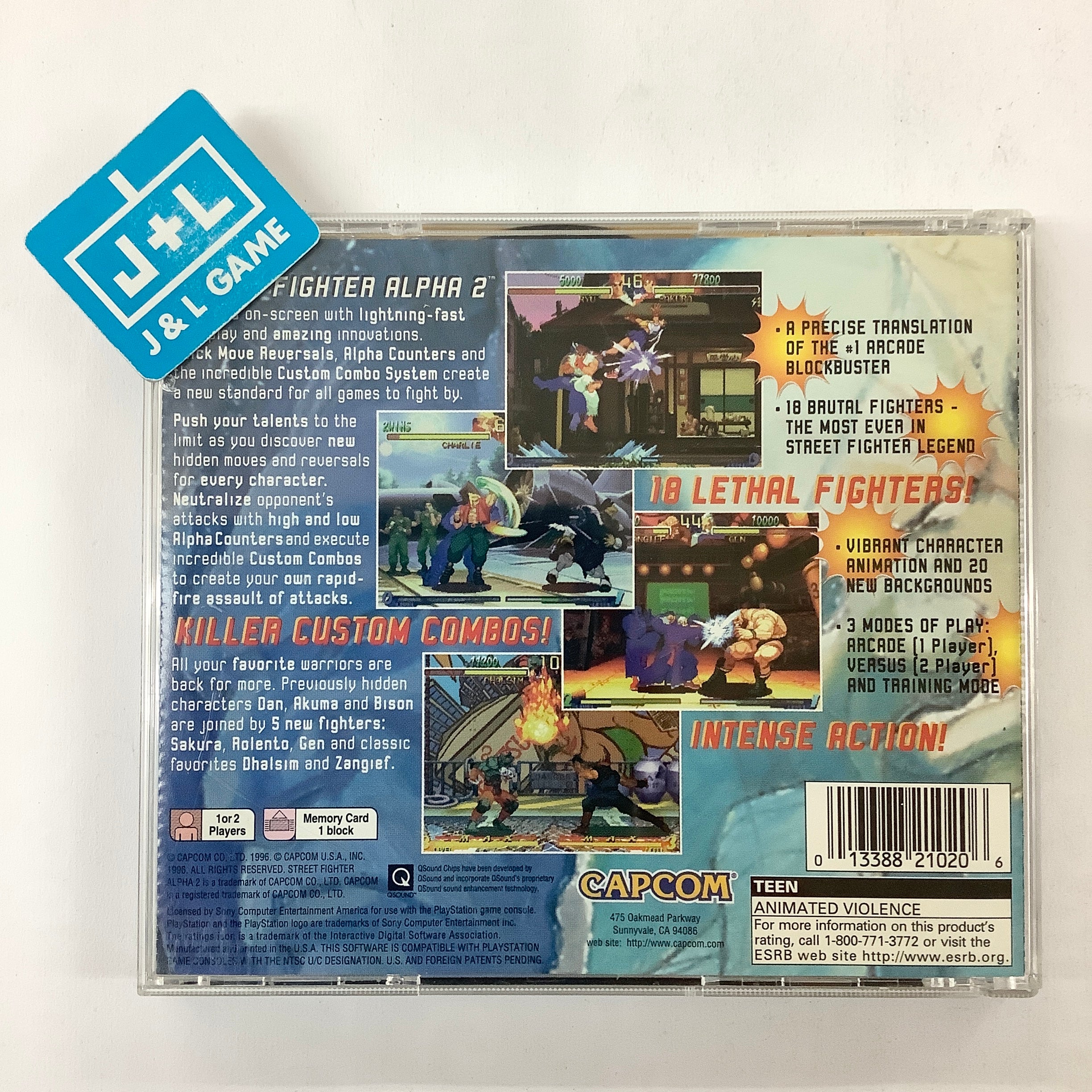 Street Fighter Alpha 2 - (PS1) PlayStation 1 [Pre-Owned] Video Games Capcom   