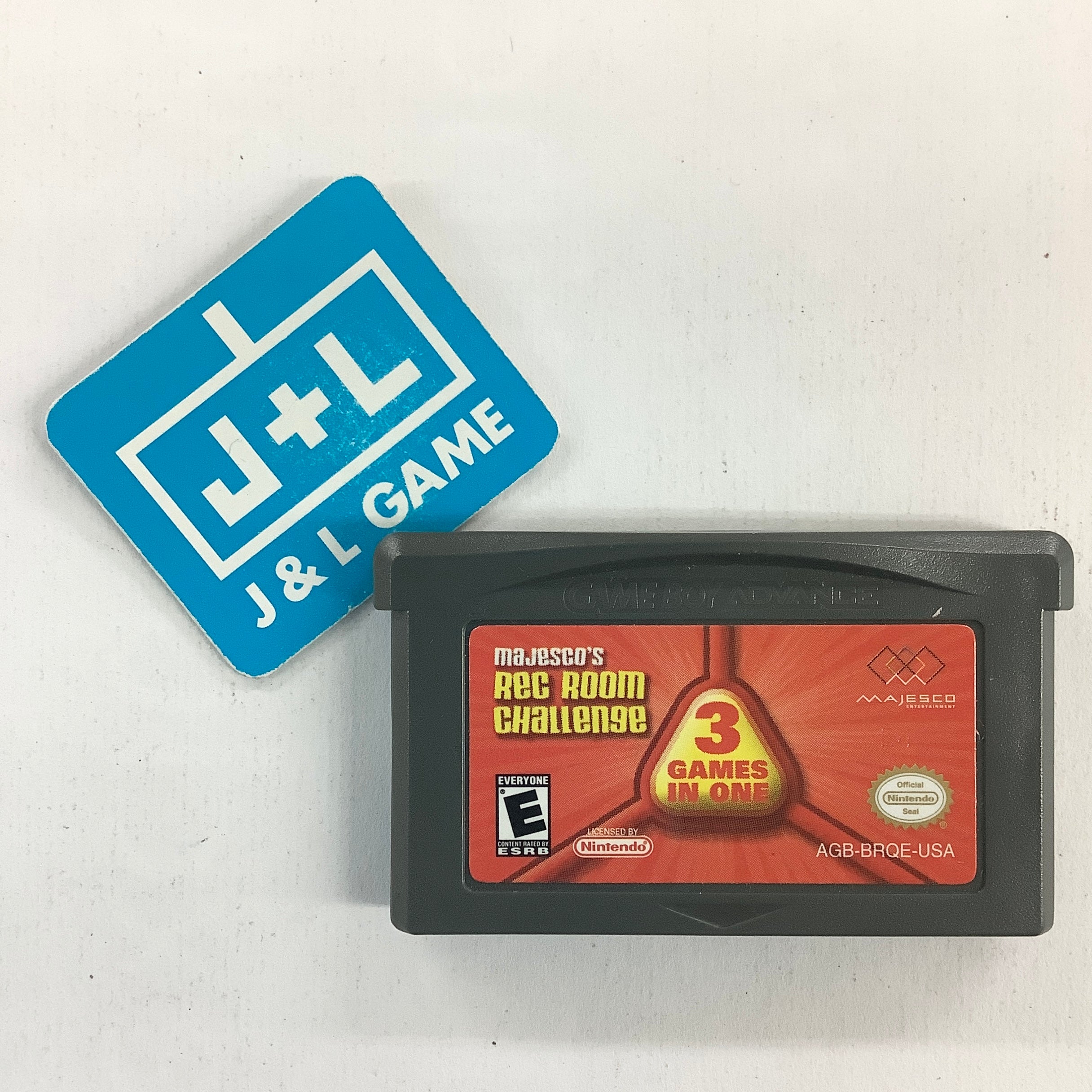 Majesco's Rec Room Challenge: Darts / Roll-a-Ball / Shuffle Bowl - (GBA) Game Boy Advance [Pre-Owned] Video Games Majesco   