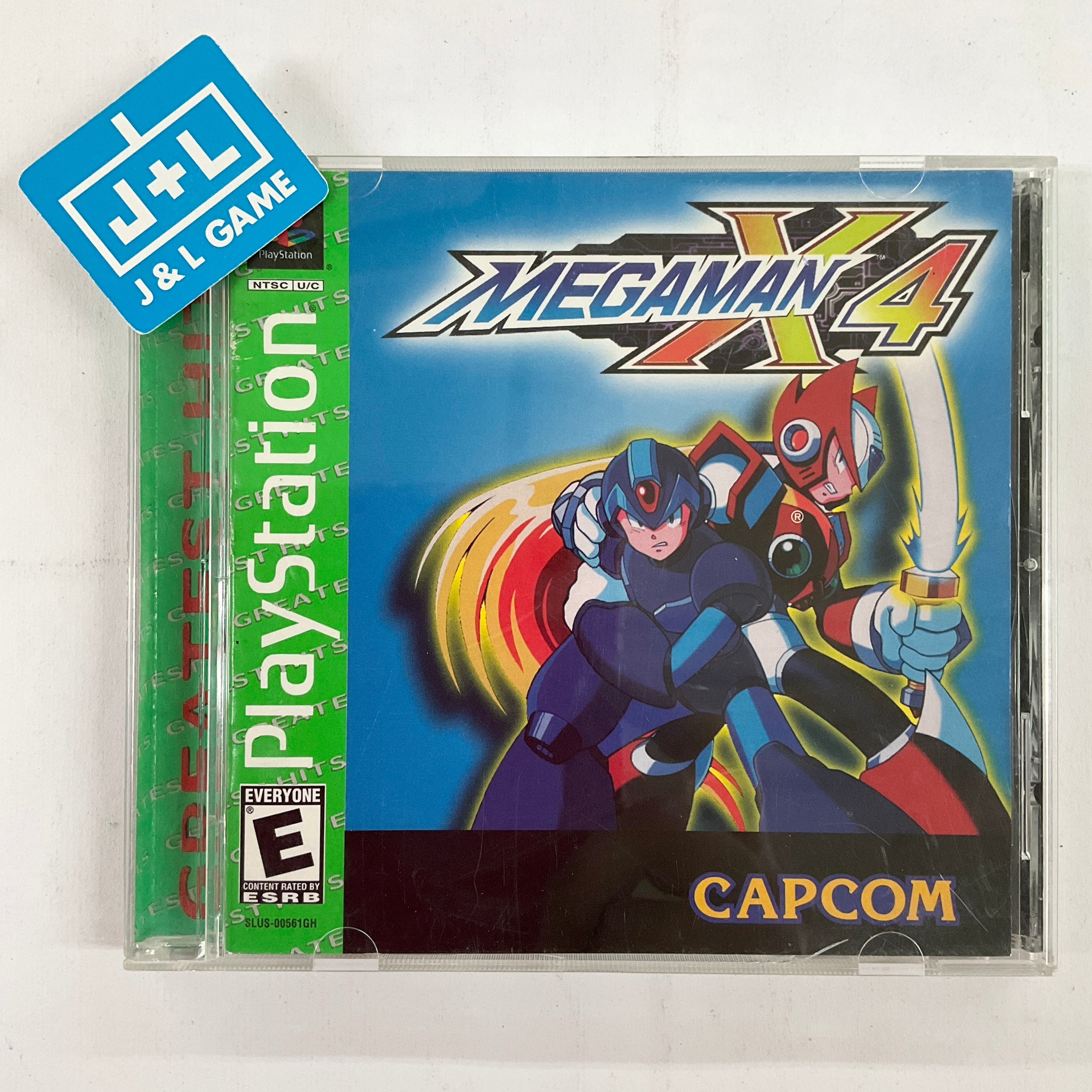 Mega Man X4 (Greatest Hits) - (PS1) PlayStation 1 [Pre-Owned] Video Games Capcom   