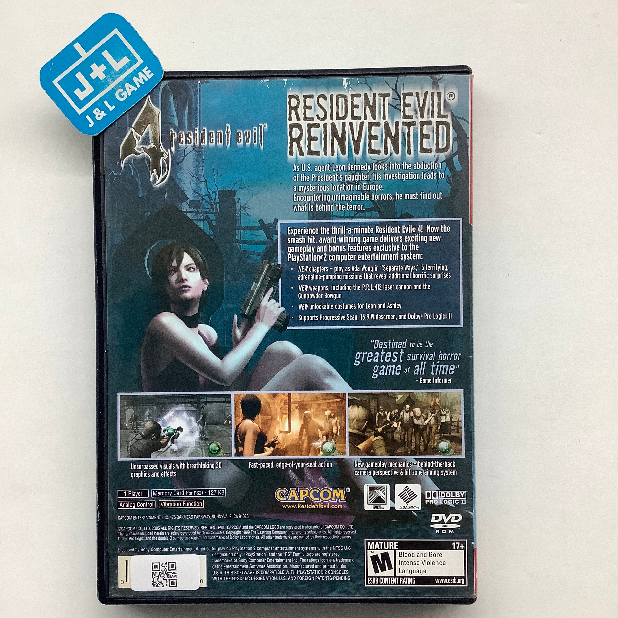 Resident Evil 4 (Greatest Hits) - (PS2) PlayStation 2 [Pre-Owned] Video Games Capcom   