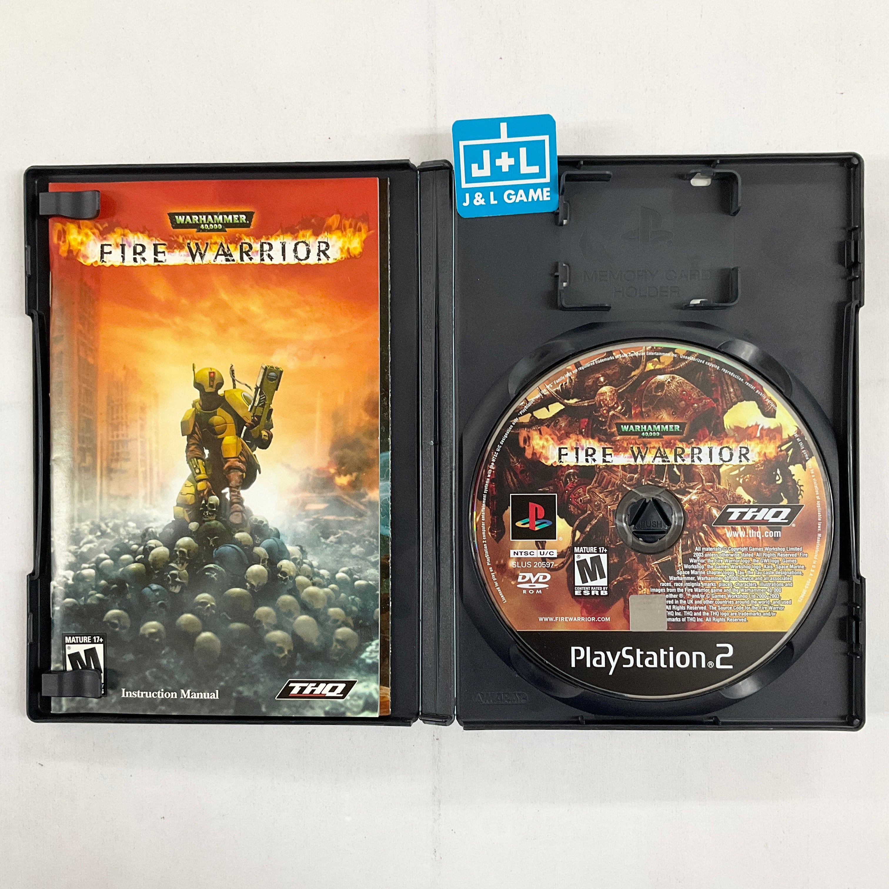 Warhammer 40,000 Fire Warrior - (PS2) PlayStation 2 [Pre-Owned] Video Games THQ   